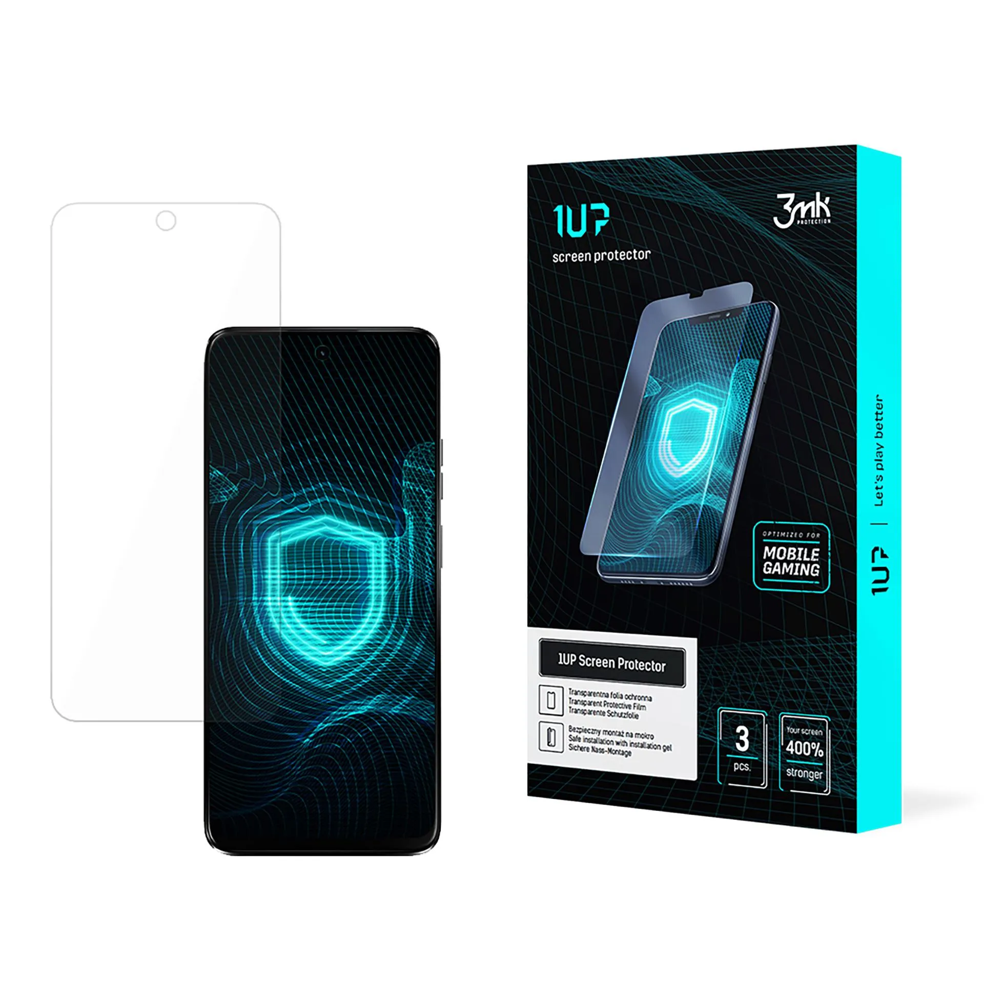 Ochranná fólie pro Motorola Moto G45 5G - 3mk 1UP chránič obrazovky (3 kusy)