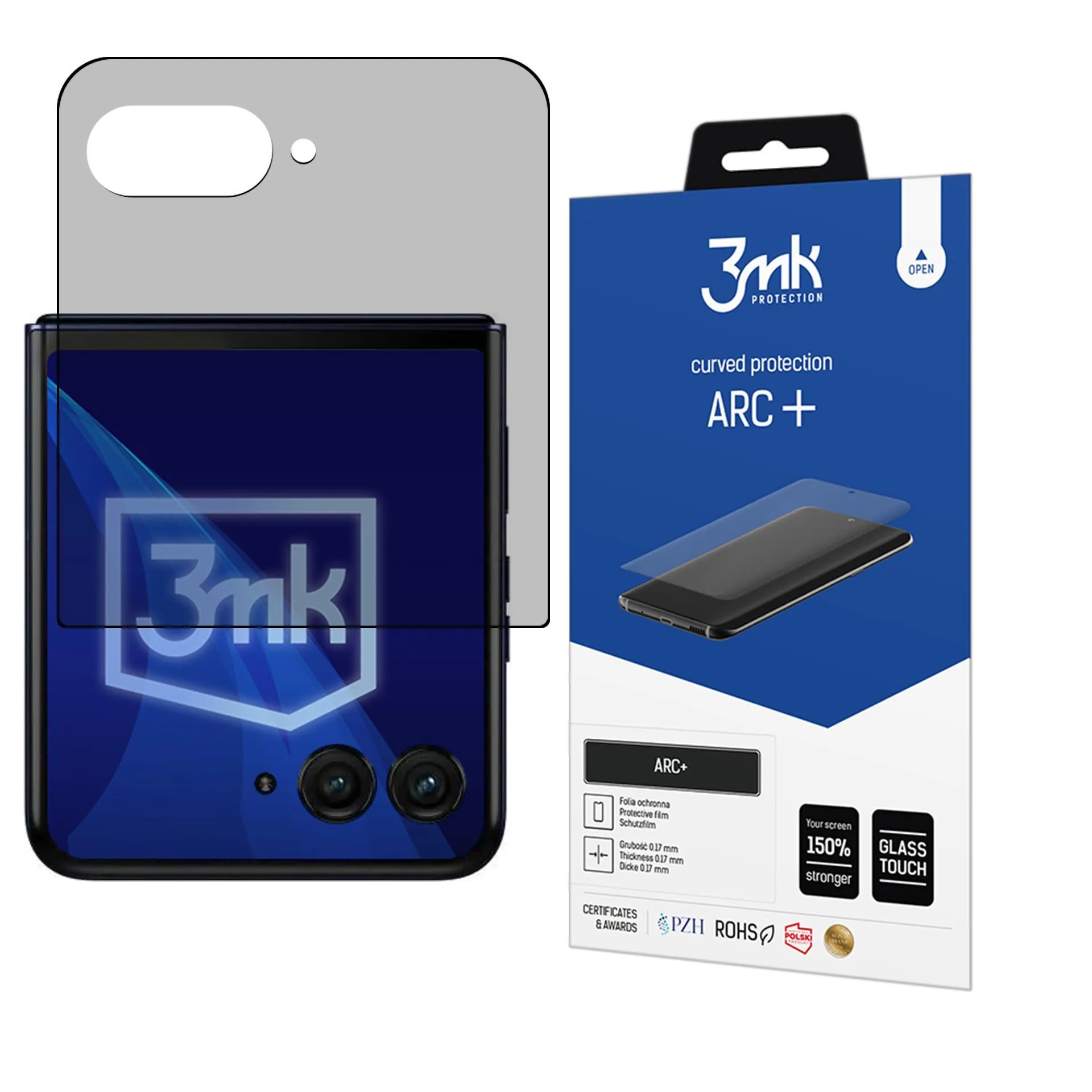 Ochranná fólie na Motorola Razr 50 Ultra (front) - 3mk ARC+