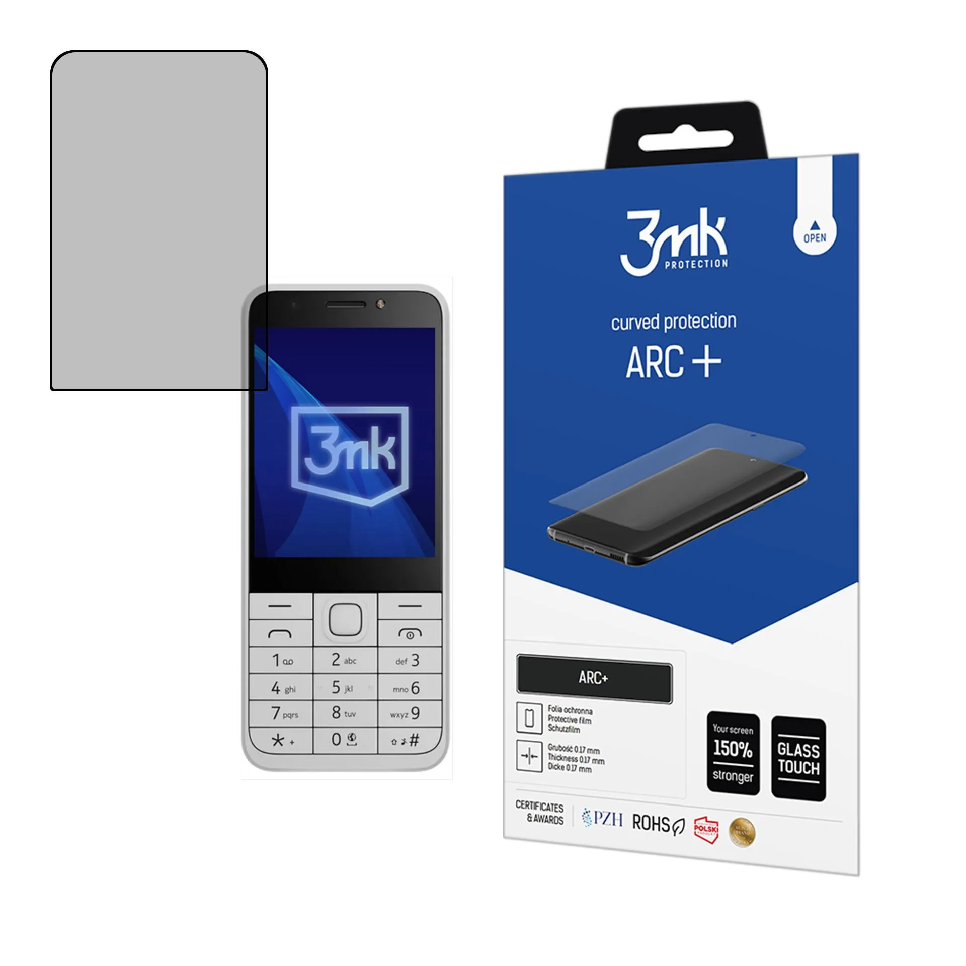 Ochranná fólie na Nokia 230 DualSim 2024 - 3mk ARC+