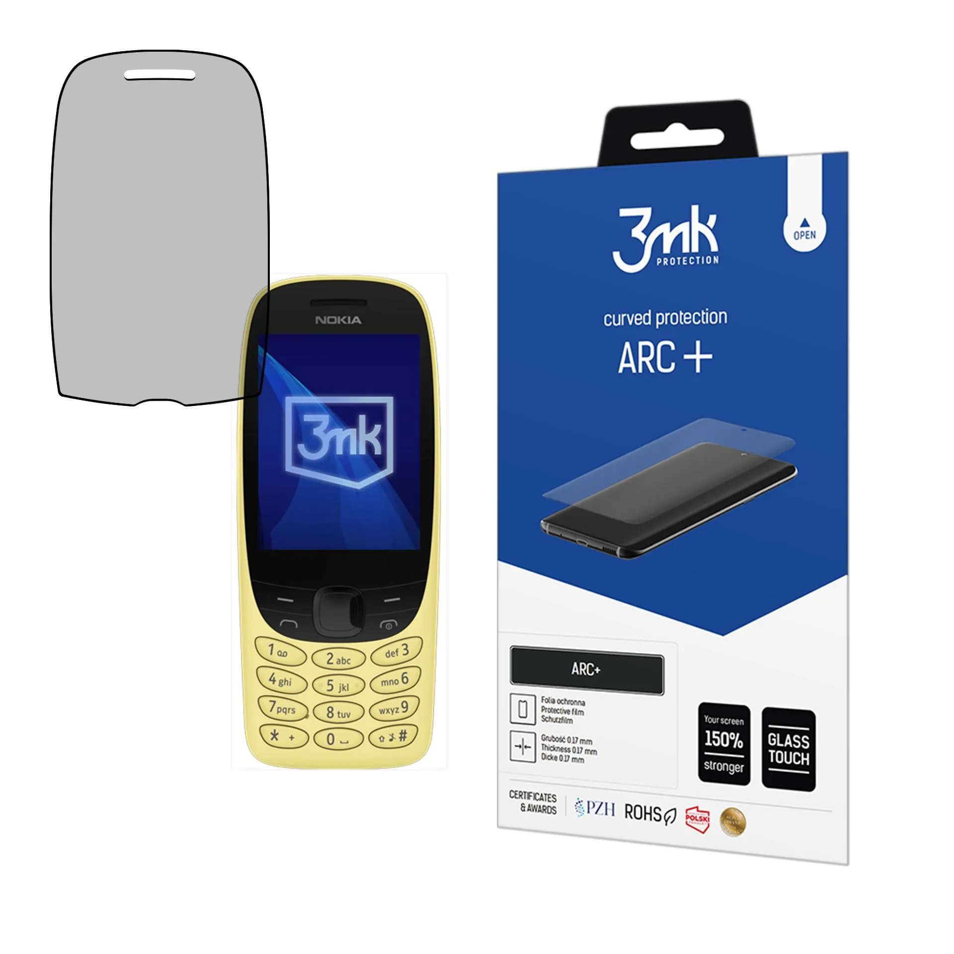 Ochranná fólie na Nokia 6310 (2024) - 3mk ARC+