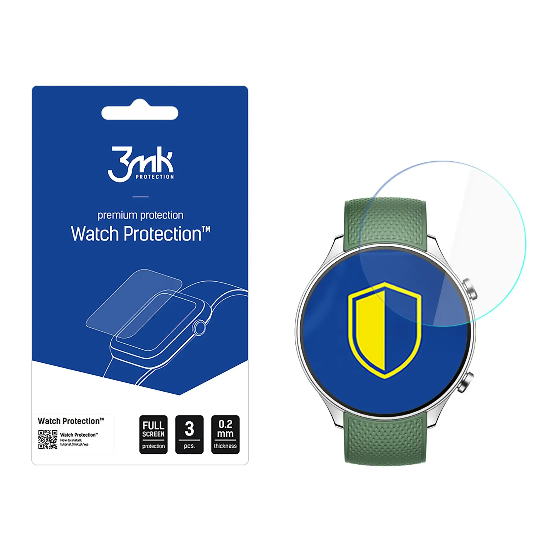 Ochranné sklo na displej chytrých hodinek OnePlus 2R - 3mk Watch Protection