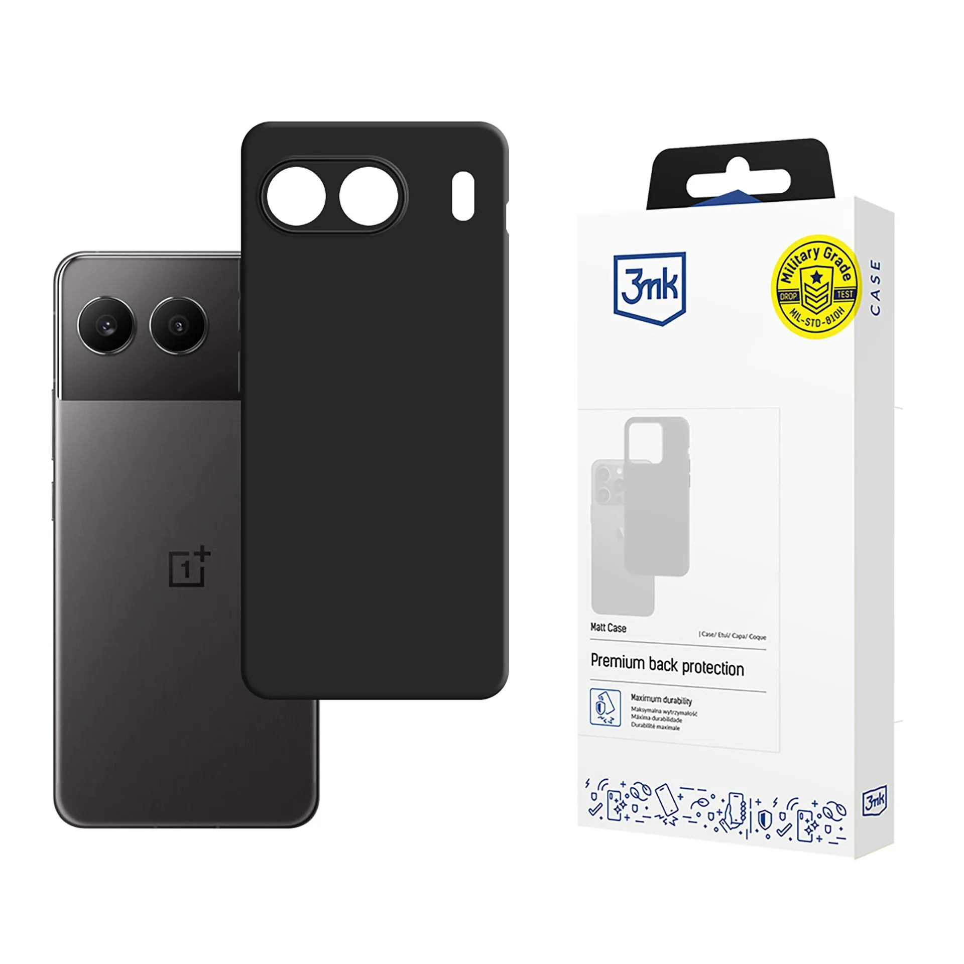 Pouzdro na OnePlus Nord 4 - 3mk Matt Case Černá