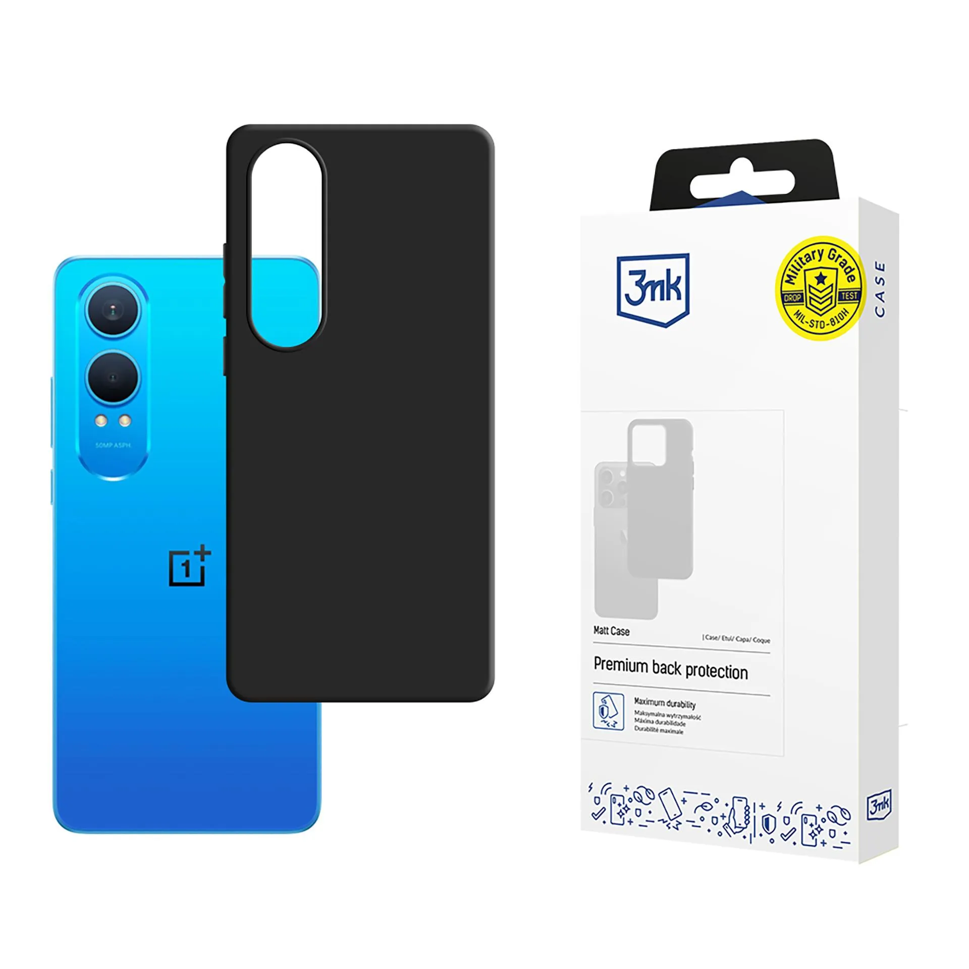 Pouzdro na OnePlus Nord CE 4 Lite - 3mk Matt Case Černá