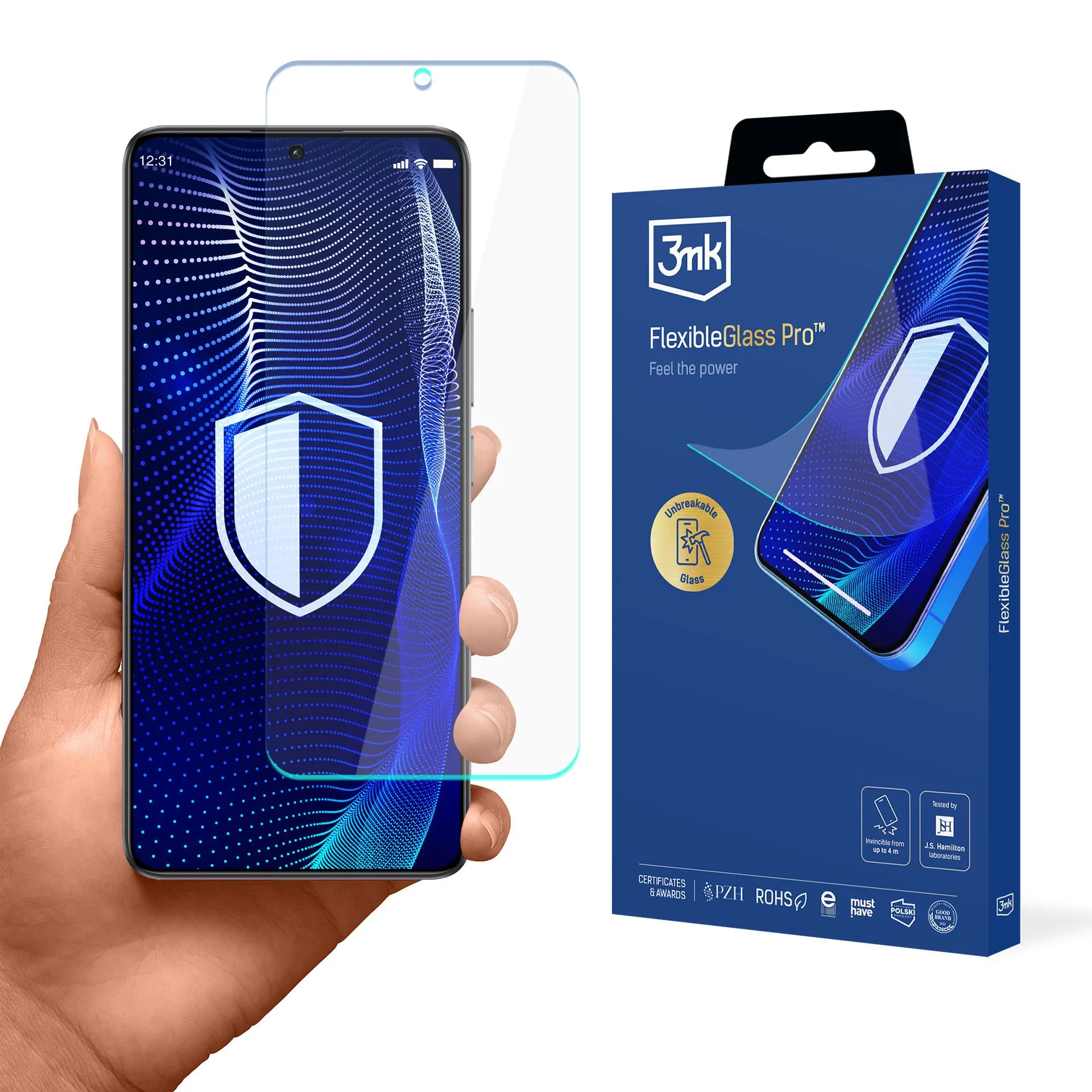 Nerozbitné sklo na Poco F6 Pro - 3mk FlexibleGlass Pro