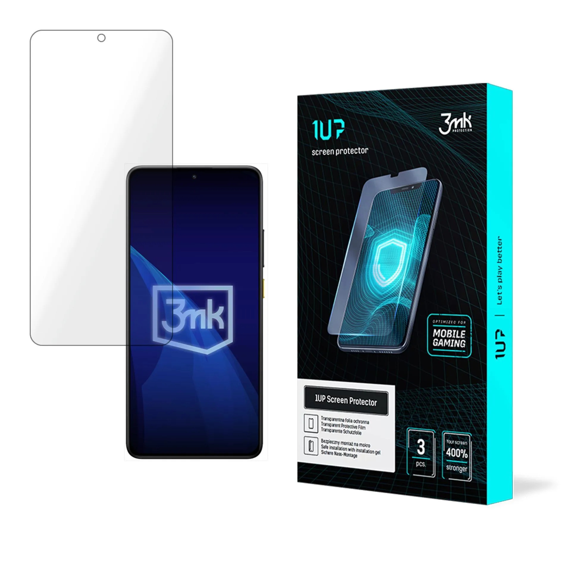 Ochranná fólie na POCO X7 Pro - 3mk 1UP ochránce obrazovky (3 kusy)