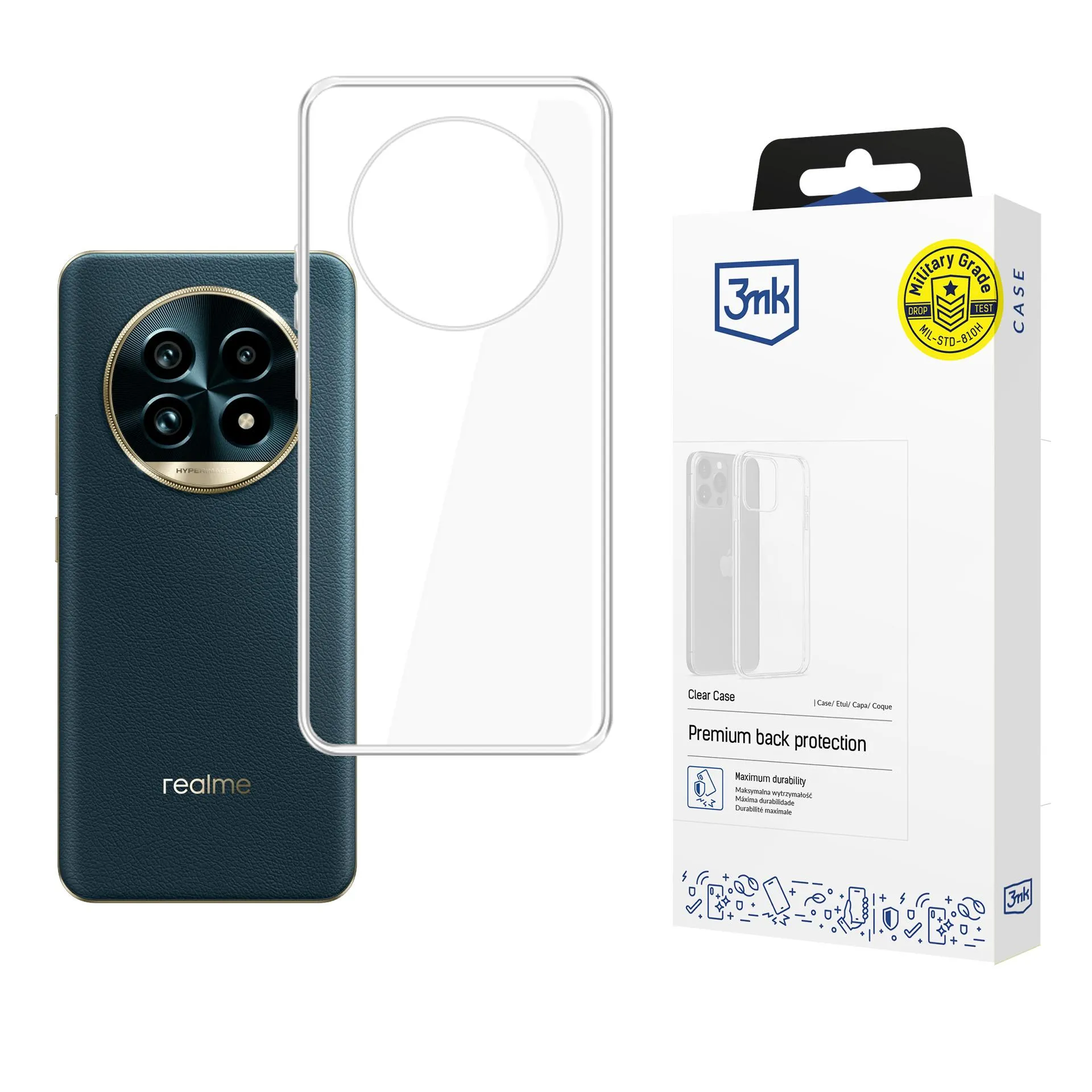 Pouzdro na Realme 13 Pro+ 5G / Realme 13 Pro 5G - 3mk Clear Case