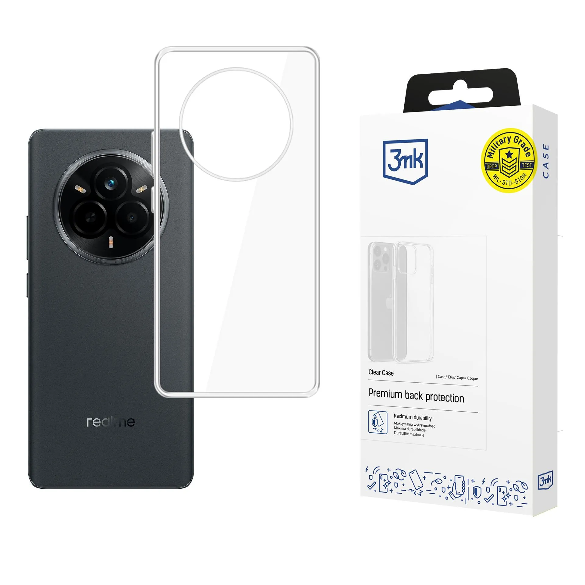 Pouzdro na Realme 14 Pro - 3mk Clear Case