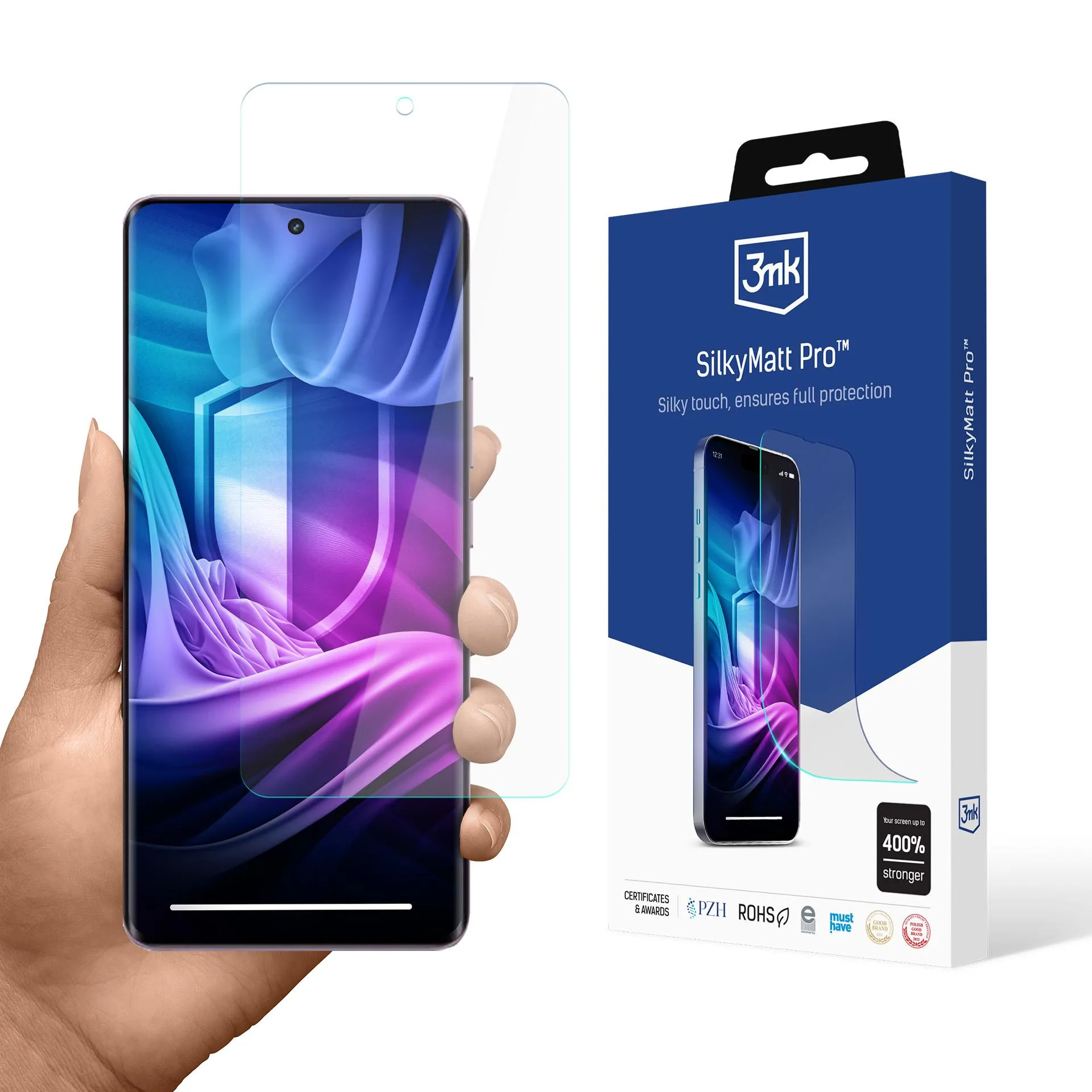 Matná fólie na Realme 14 Pro - 3mk SilkyMatt Pro