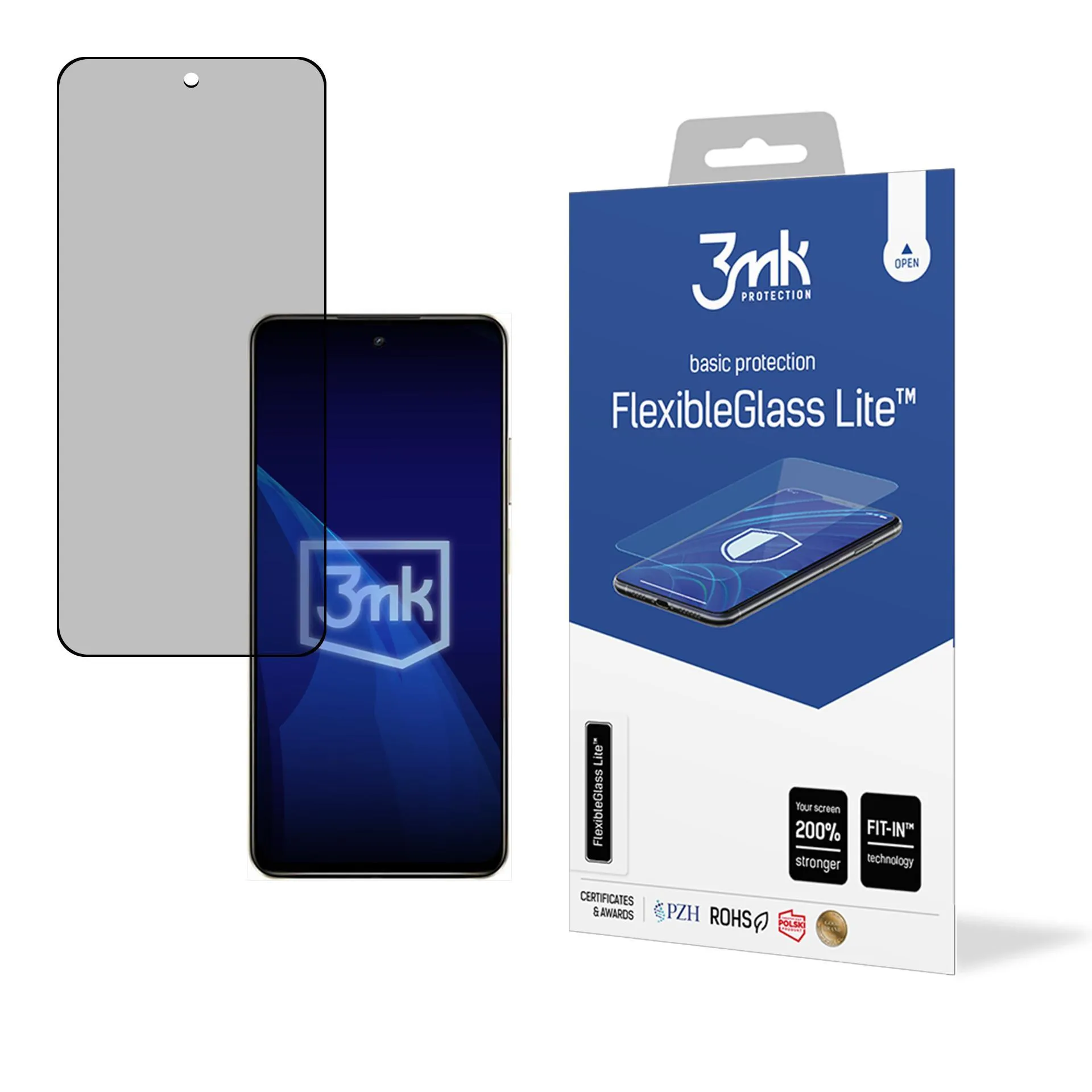 Nerozbitné hybridní sklo na Realme C75 - 3mk FlexibleGlass Lite