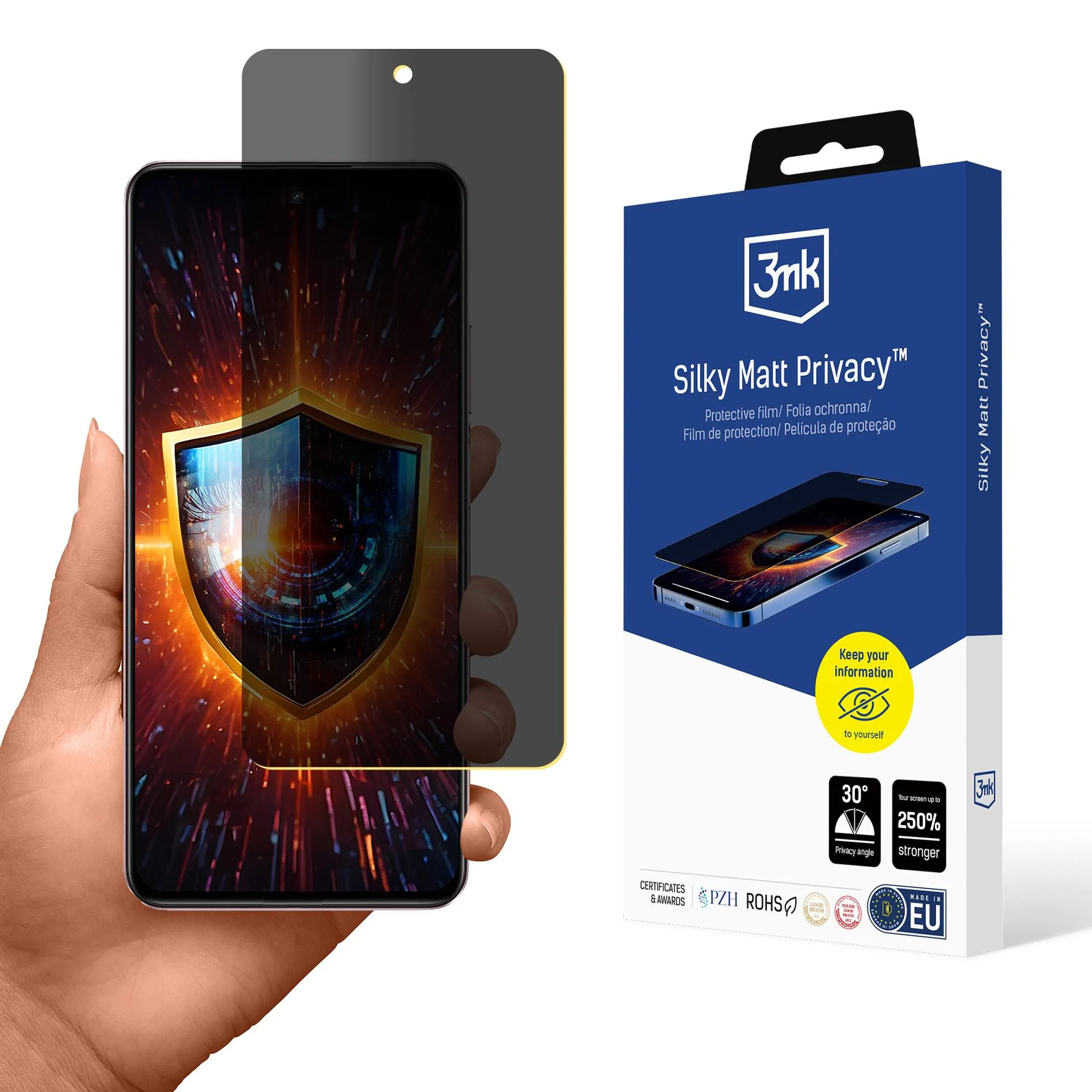 Fólie pro soukromí na Realme C75x - 3mk Silky Matt Privacy