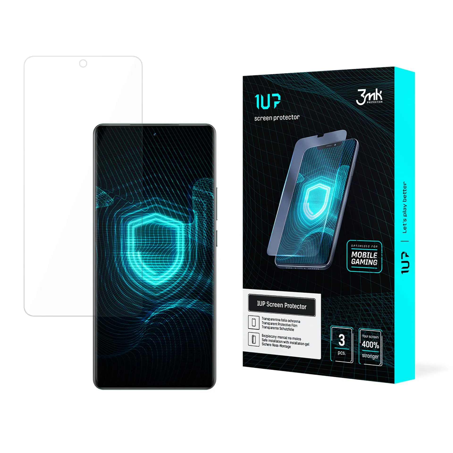 Ochranná fólie pro Realme GT 6T - 3mk 1UP chránič obrazovky (3 kusy)