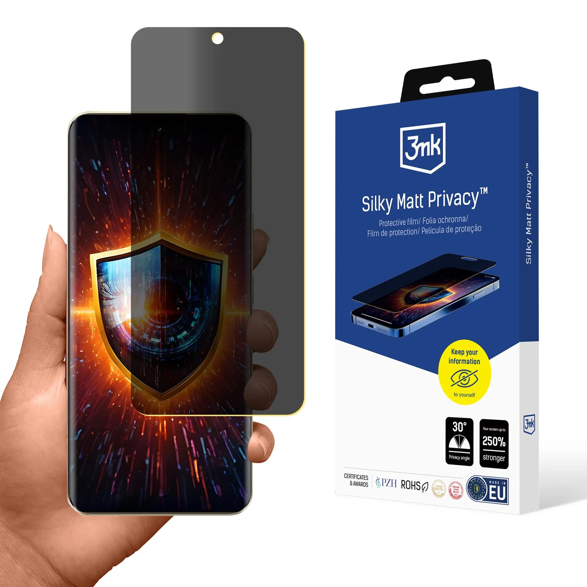 Fólie pro soukromí na Realme P2 Pro - 3mk Silky Matt Privacy