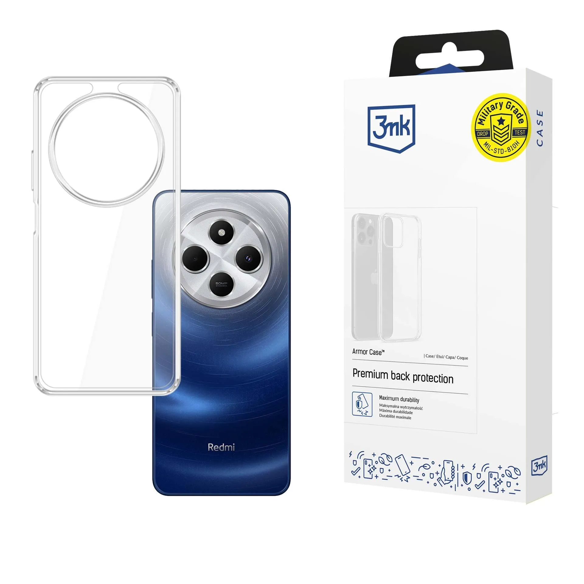 Pancéřové pouzdro na Redmi 14C / Redmi A4 5G - 3mk Armor Case