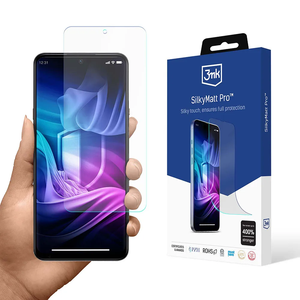 Matná fólie na Redmi Note 12 4G - 3mk SilkyMatt Pro