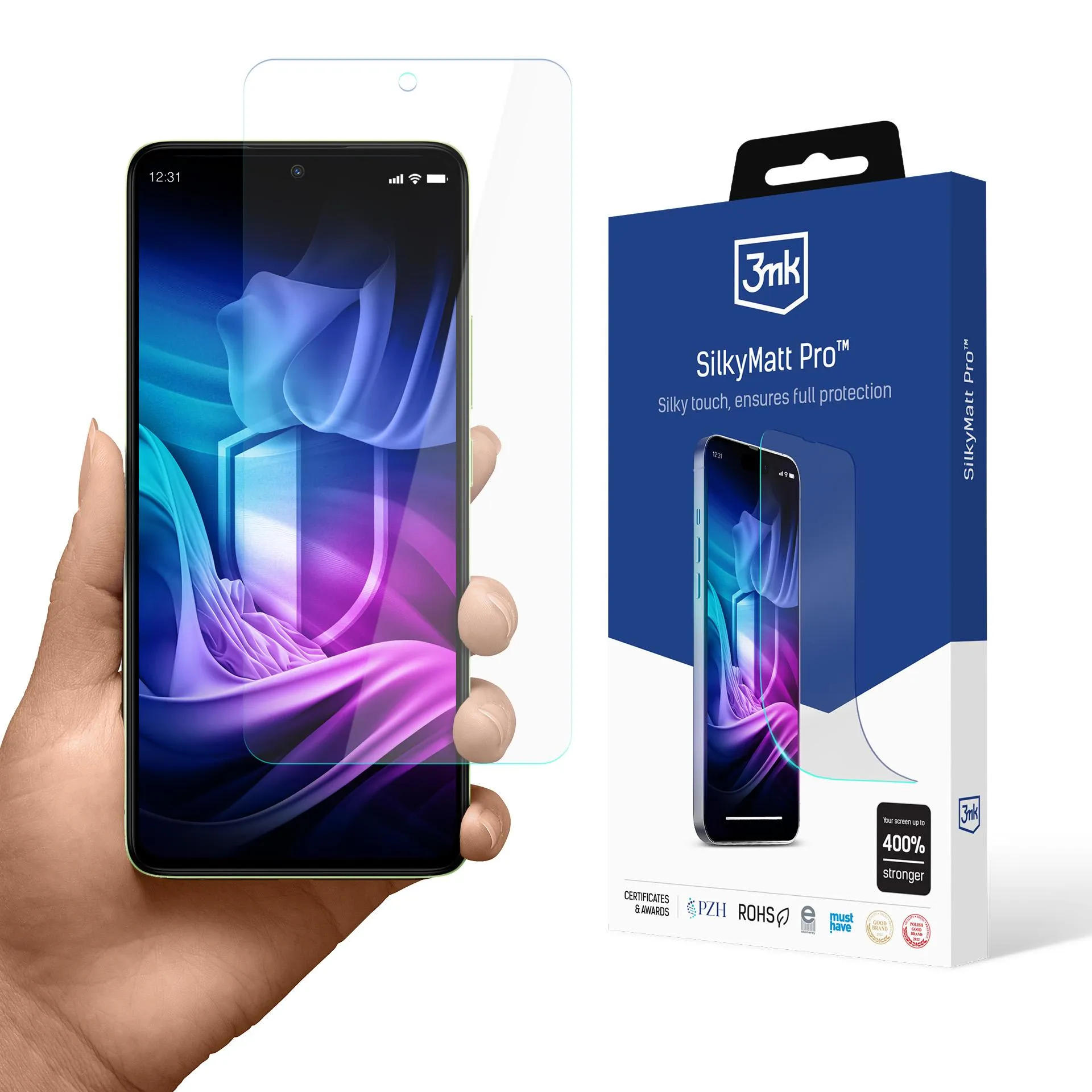 Matná fólie na Redmi Note 14 4G - 3mk SilkyMatt Pro