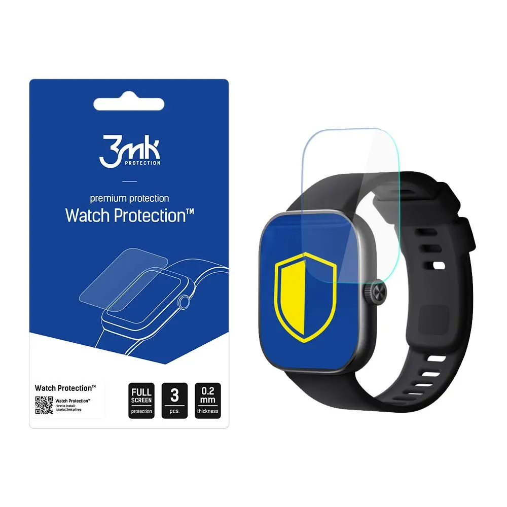Ochranné sklo na displej chytrých hodinek Redmi Watch 4 - 3mk Watch Protection