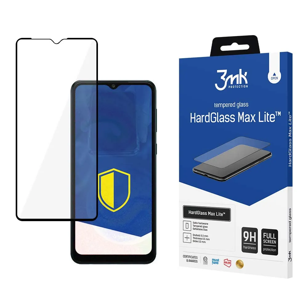 Tvrzené sklo na Samsung Galaxy A04s - 3mk HardGlass Max Lite