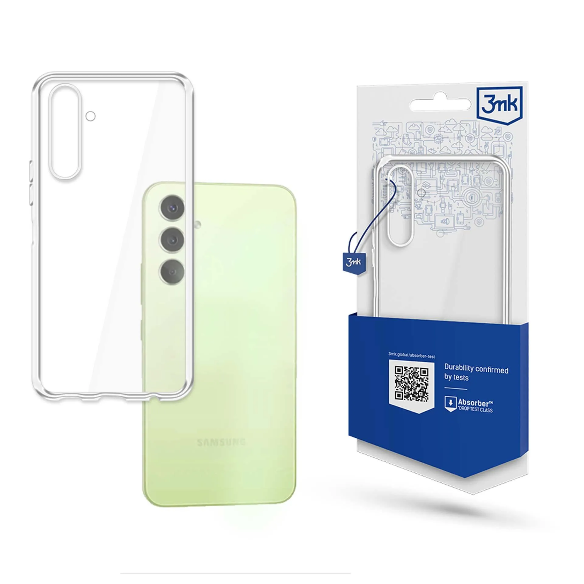 Pouzdro na Samsung Galaxy A14 5G - 3mk Clear Case