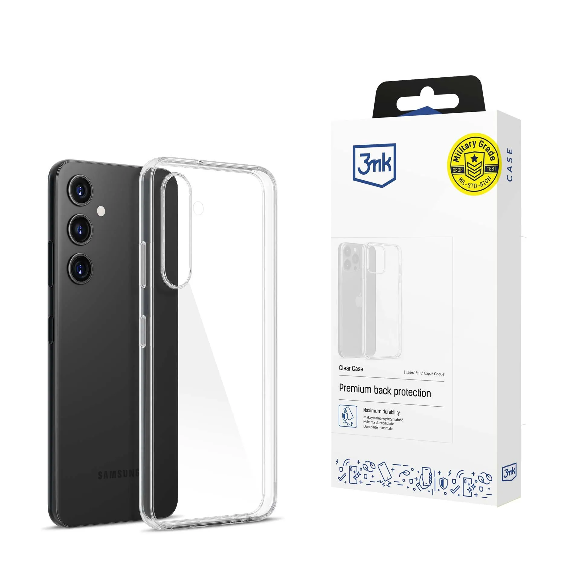 Pouzdro na Samsung Galaxy A15 5G - 3mk Clear Case