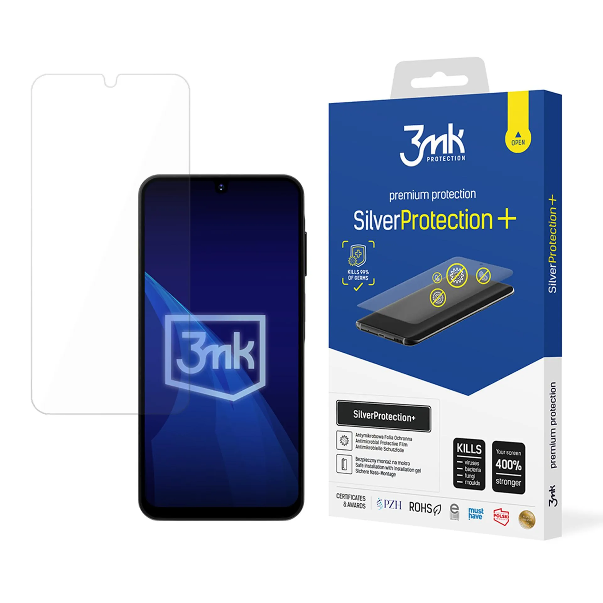 Antinárazová ochranná fólie na Samsung Galaxy A16 4G / 5G - 3mk SilverProtection+