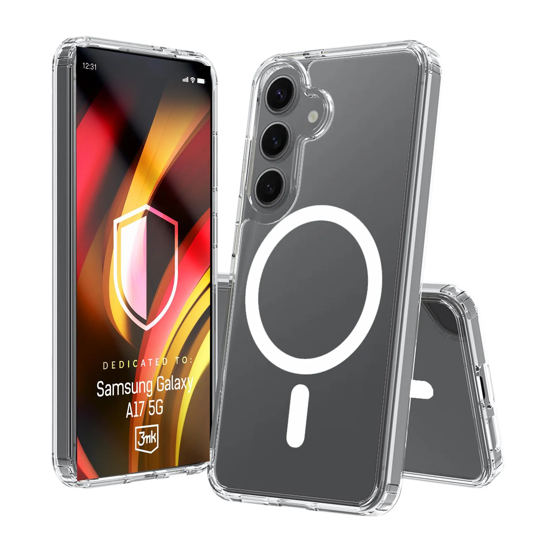 Pancéřové pouzdro na Samsung Galaxy A17 5G/ 4G - 3mk HARDY® LiqForce MagCase™