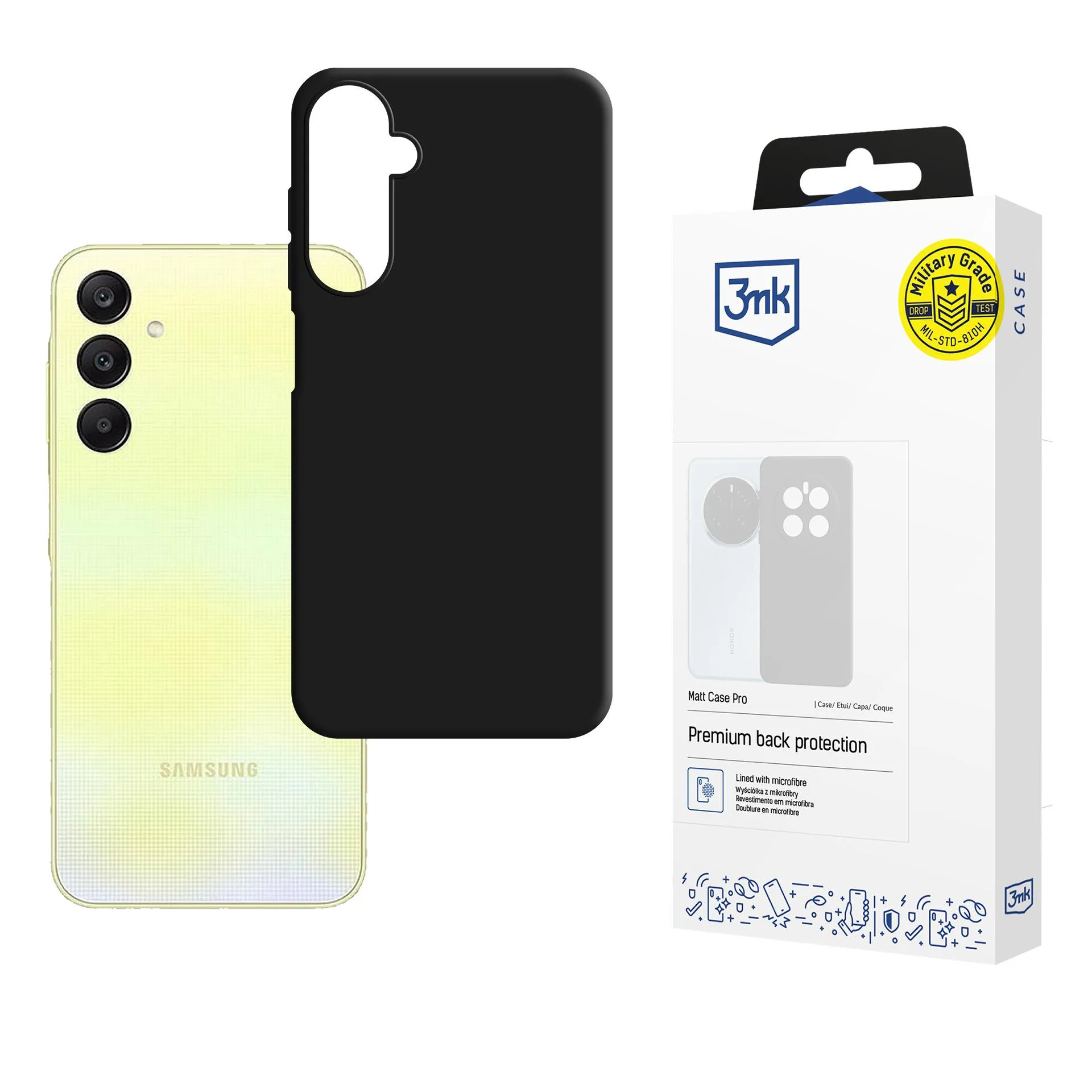 Pouzdro na Samsung Galaxy A26 5G - 3mk Matt Case Black