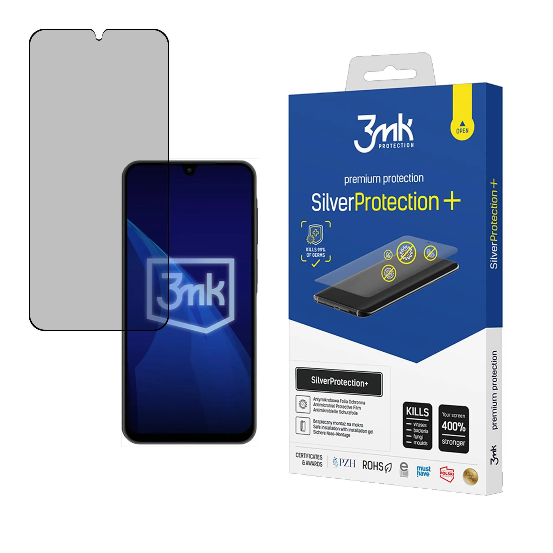 Antinárazová ochranná fólie na Samsung Galaxy A26 5G - 3mk SilverProtection+