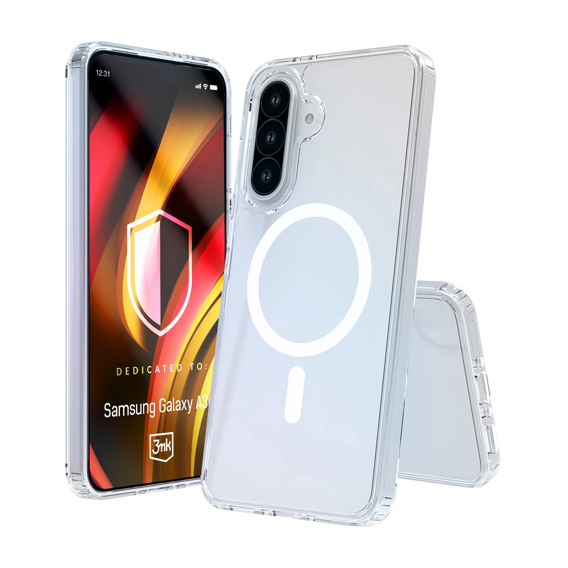 Pancéřové pouzdro na Samsung Galaxy A36 - 3mk HARDY® LiqForce MagCase™