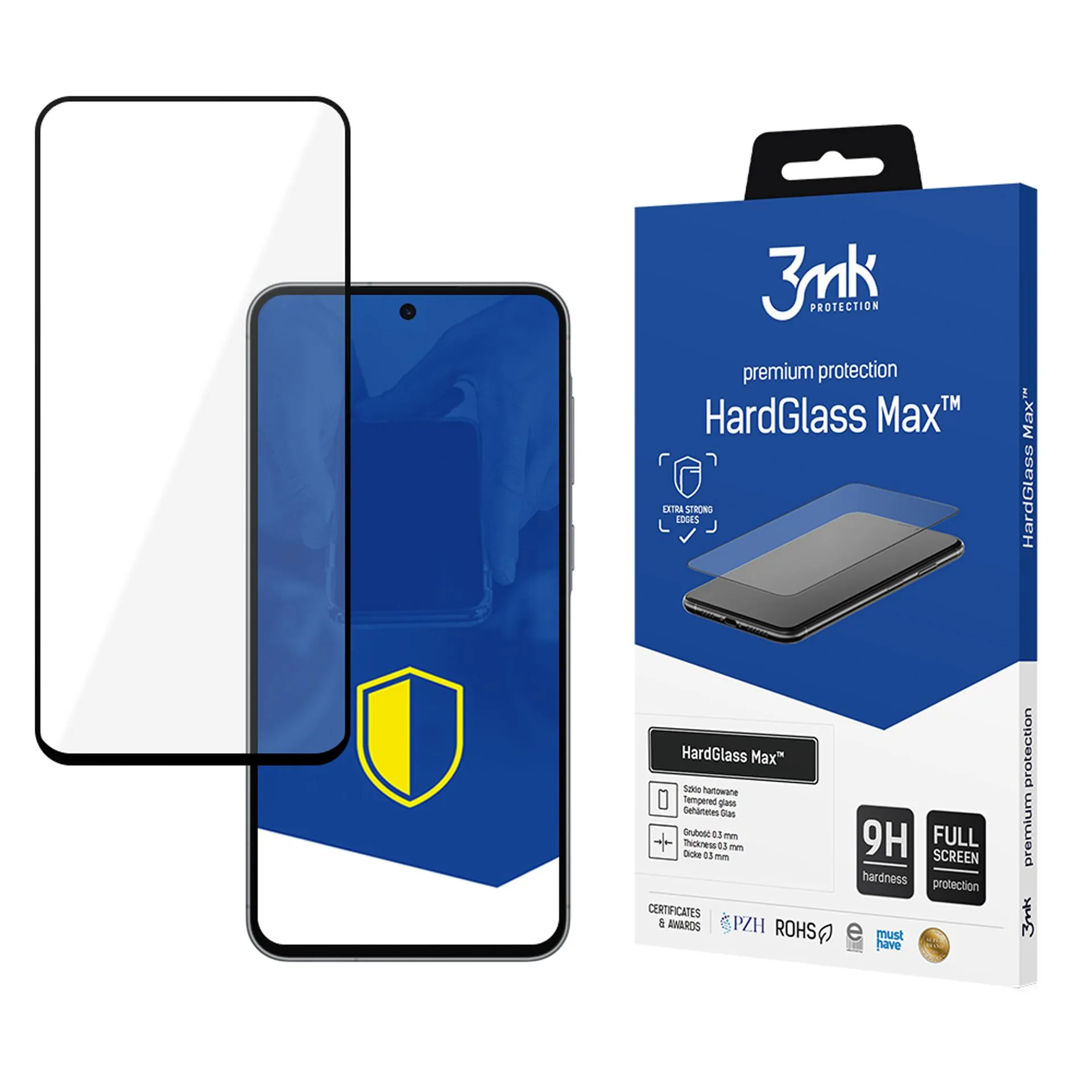 Vyztužené tvrzené sklo na Samsung Galaxy A36/A56 - 3mk HardGlass Max