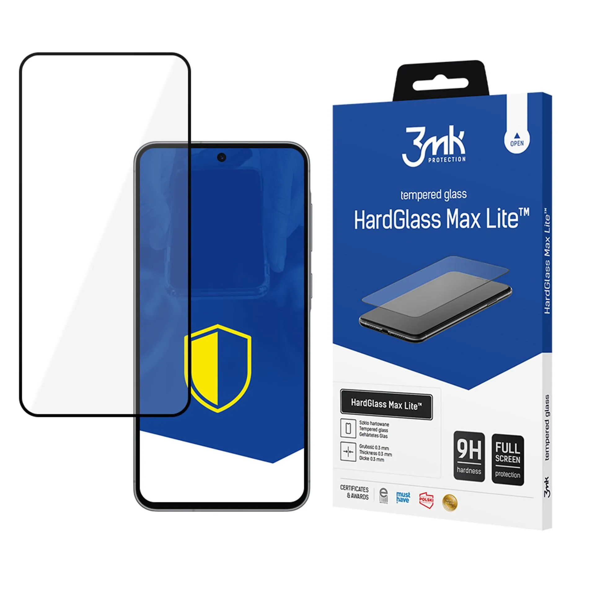 Tvrzené sklo na Samsung Galaxy A36/A56 - 3mk HardGlass Max Lite