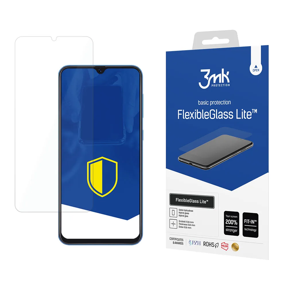 Nerozbitné hybridní sklo na Samsung Galaxy A50 - 3mk FlexibleGlass Lite
