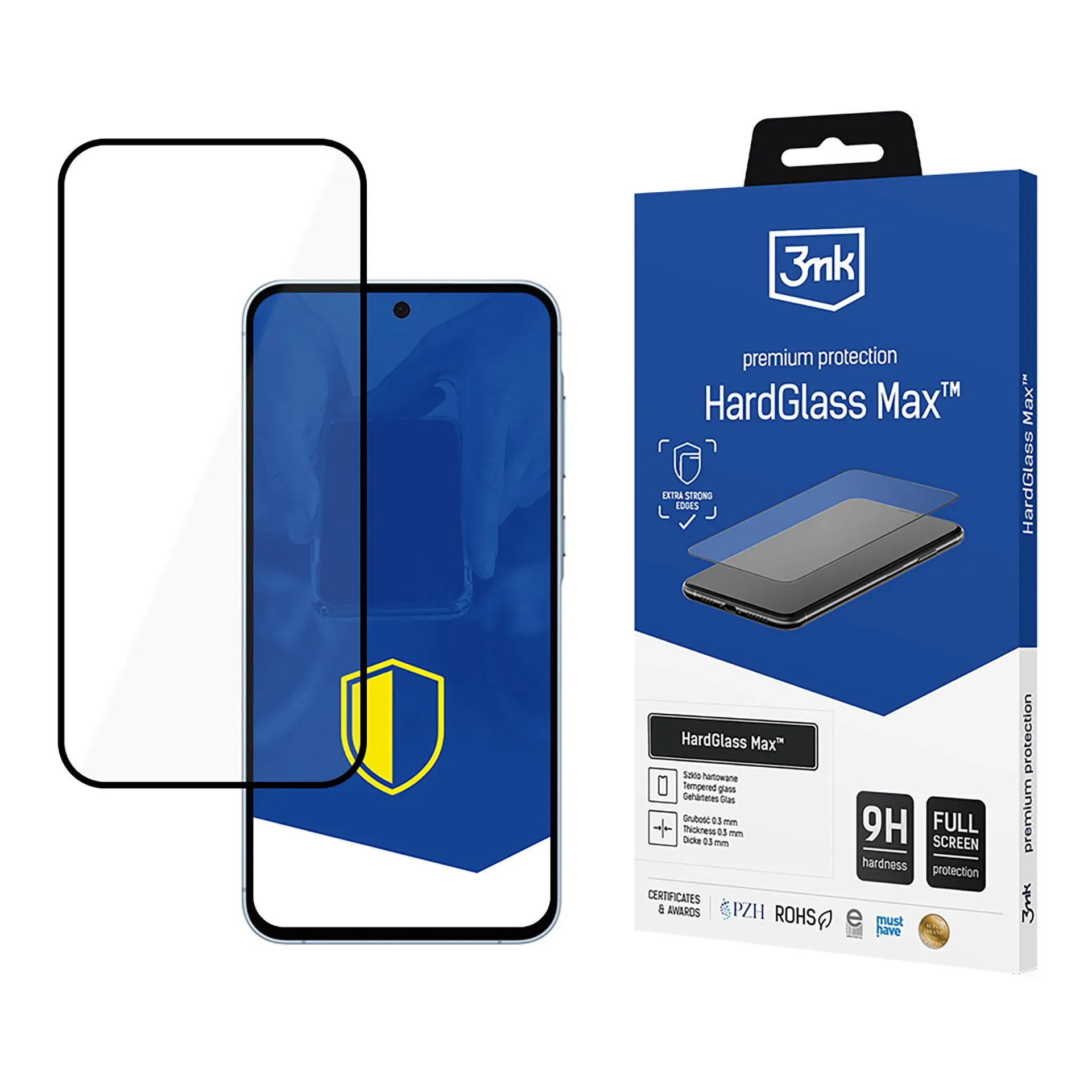 Vyztužené tvrzené sklo na Samsung Galaxy A55 5G - 3mk HardGlass Max