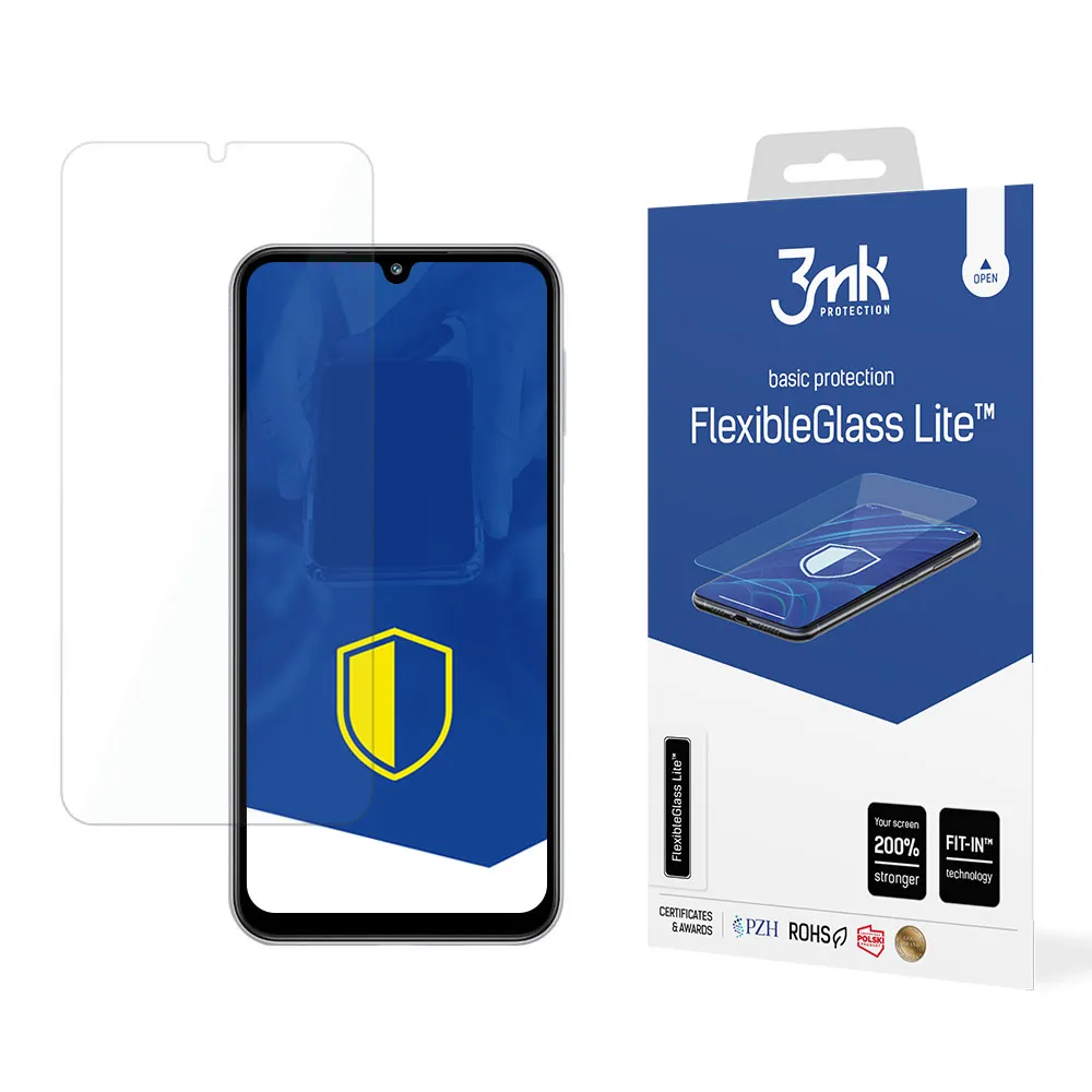 Nerozbitné hybridní sklo na Samsung Galaxy M34 5G - 3mk FlexibleGlass Lite