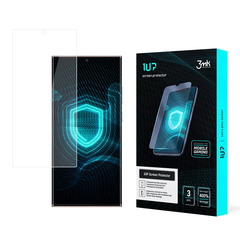 Ochranná fólie pro Samsung Galaxy Note 20 Ultra 5G - 3mk 1UP chránič obrazovky (3 kusy)
