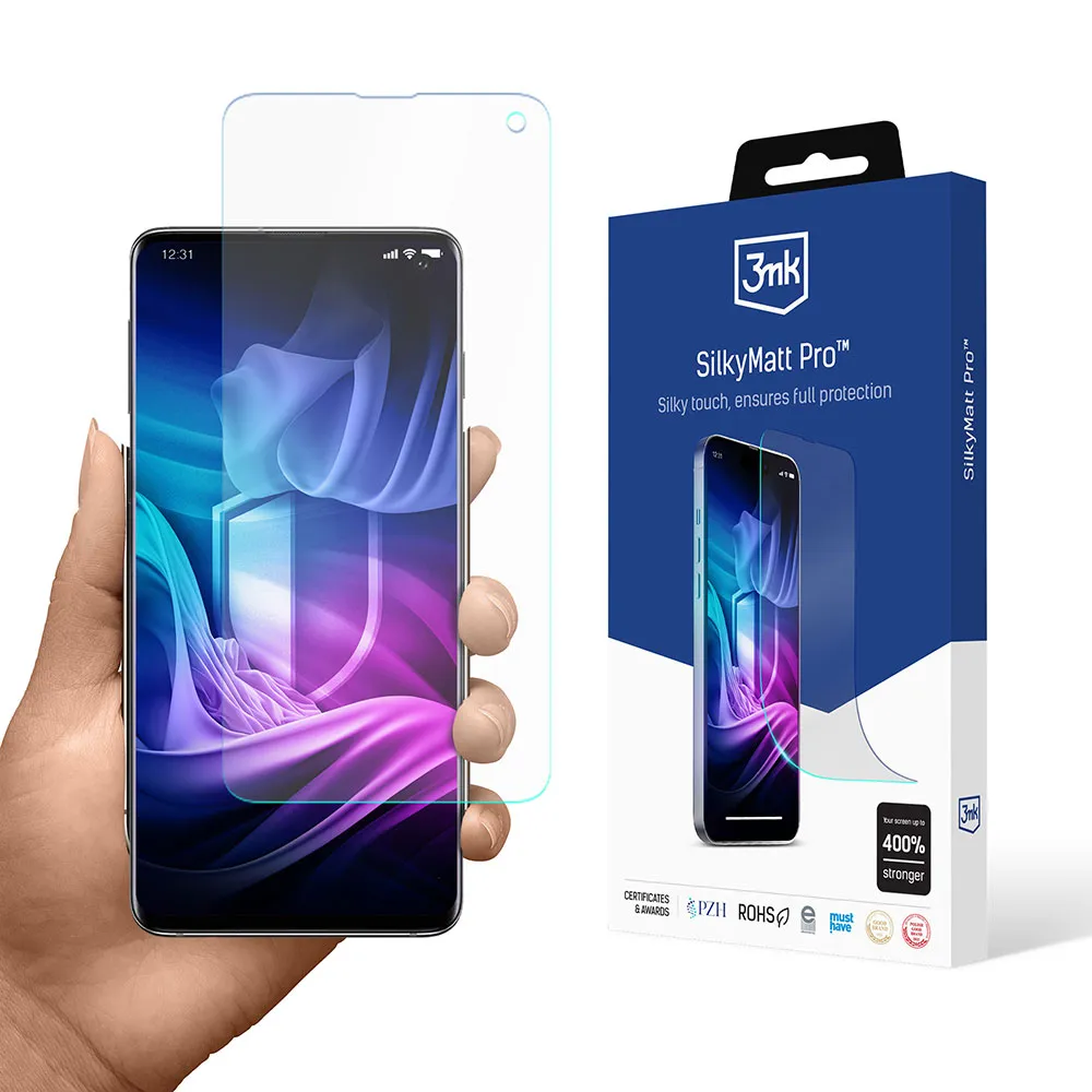 Matná fólie na Samsung Galaxy S10 - 3mk SilkyMatt Pro