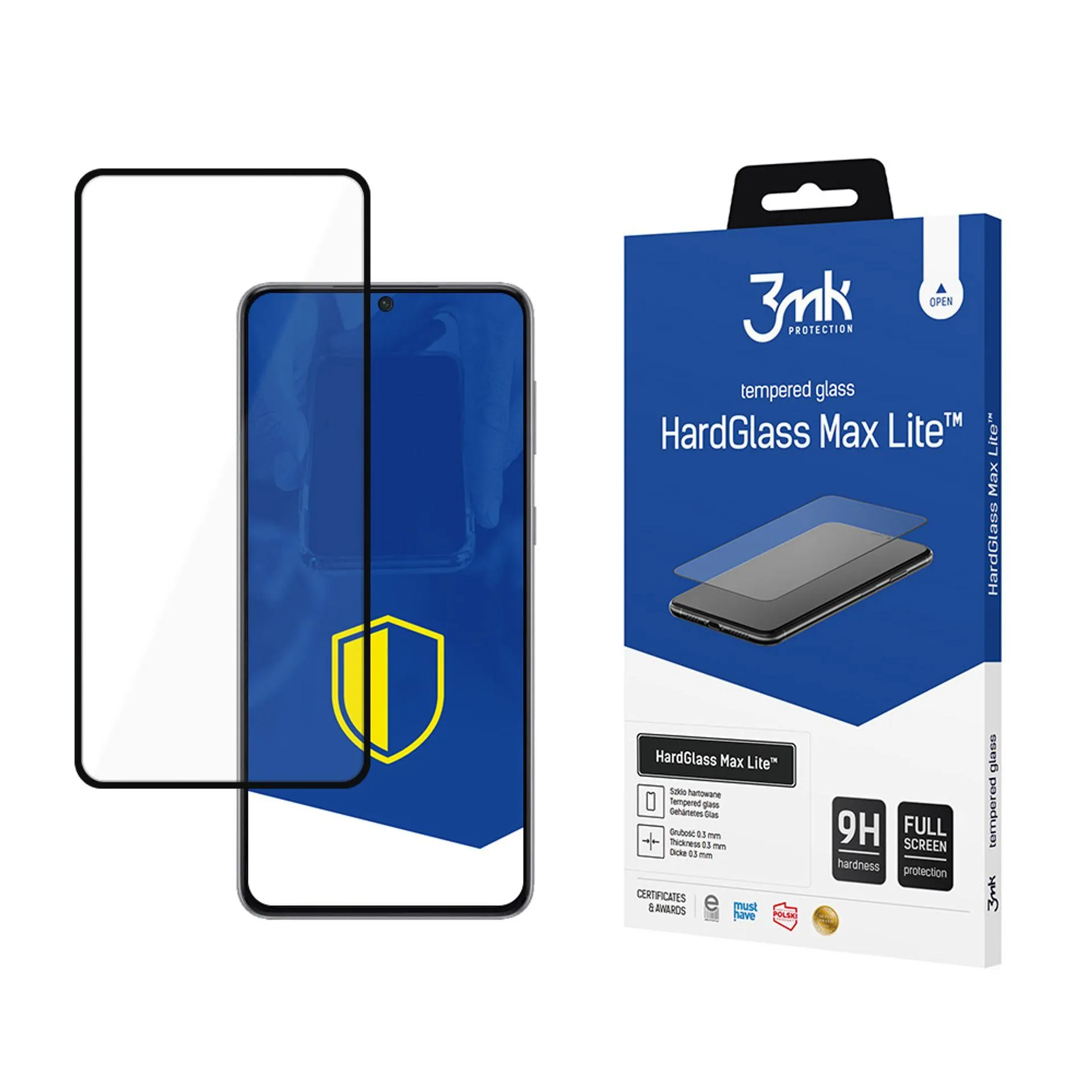 Tvrzené sklo na Samsung Galaxy S21+ 5G - 3mk HardGlass Max Lite