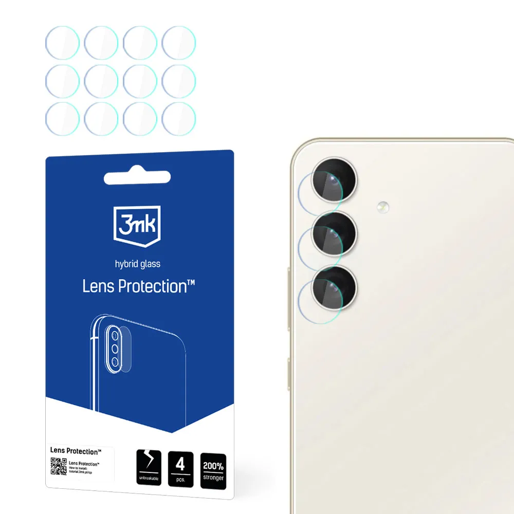 Sklo na objektiv fotoaparátu pro Samsung Galaxy S24 - 3mk Lens Protection