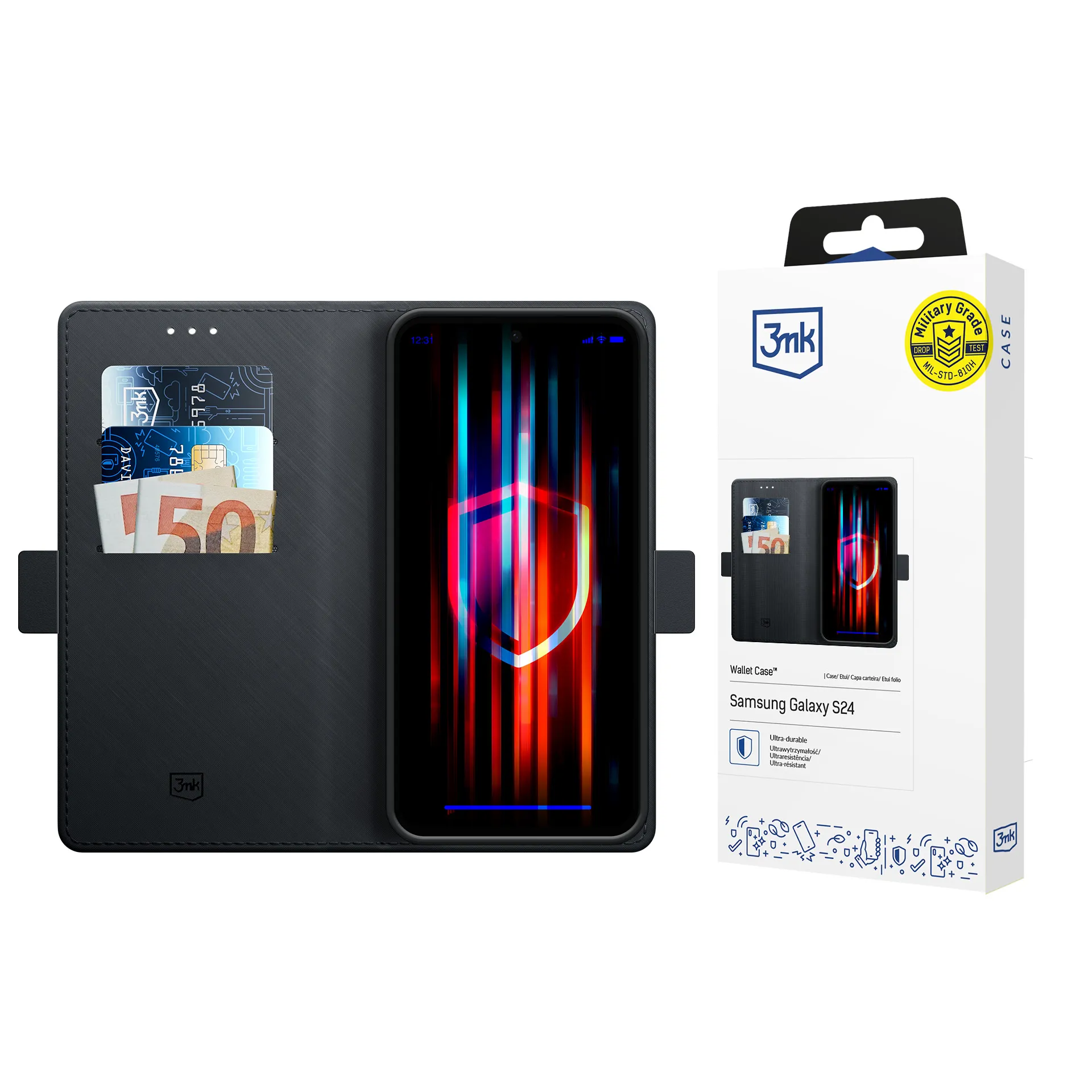 Pouzdro na Samsung Galaxy S24 - 3mk Wallet Case