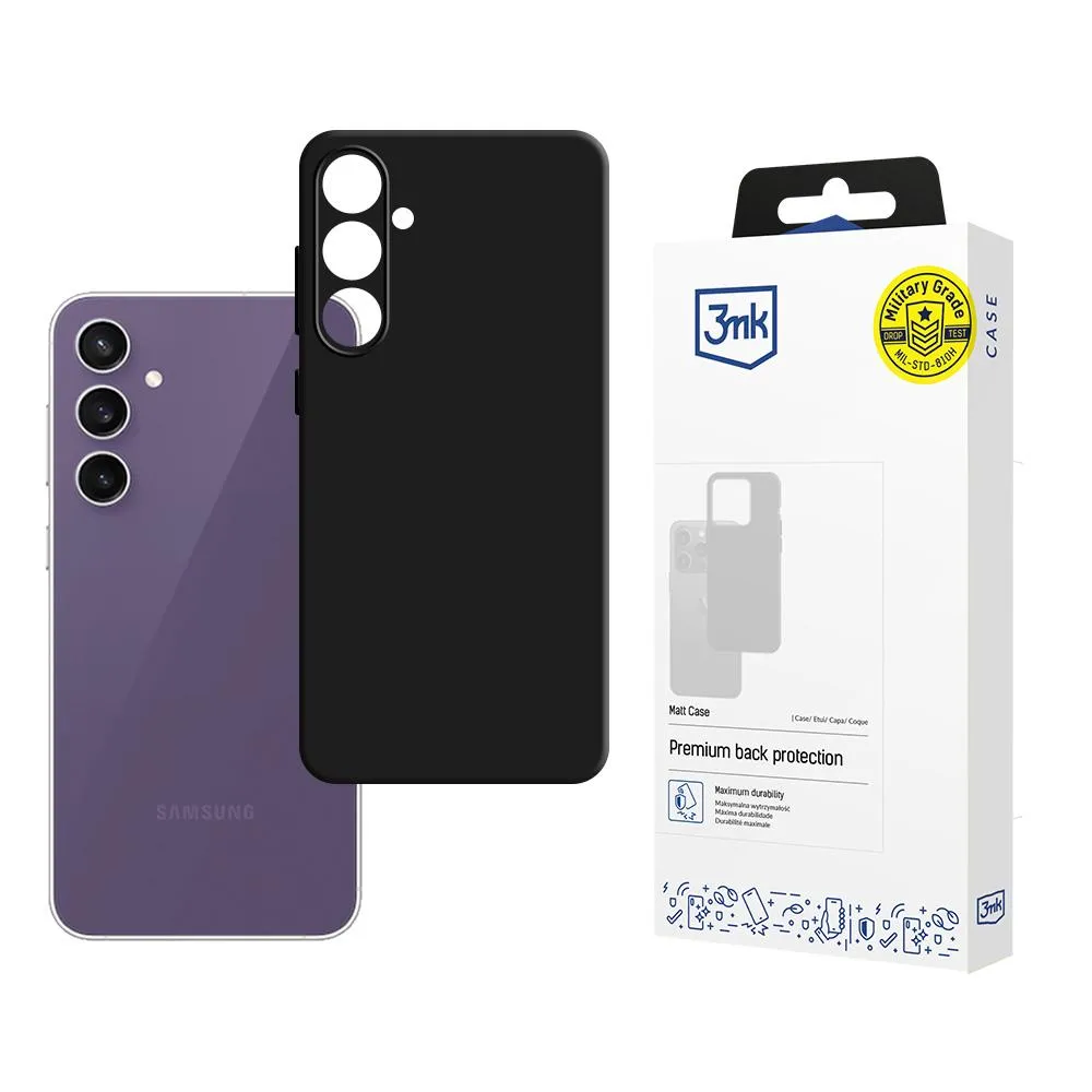 Pouzdro na Samsung Galaxy S24 FE - 3mk Matt Case Černá