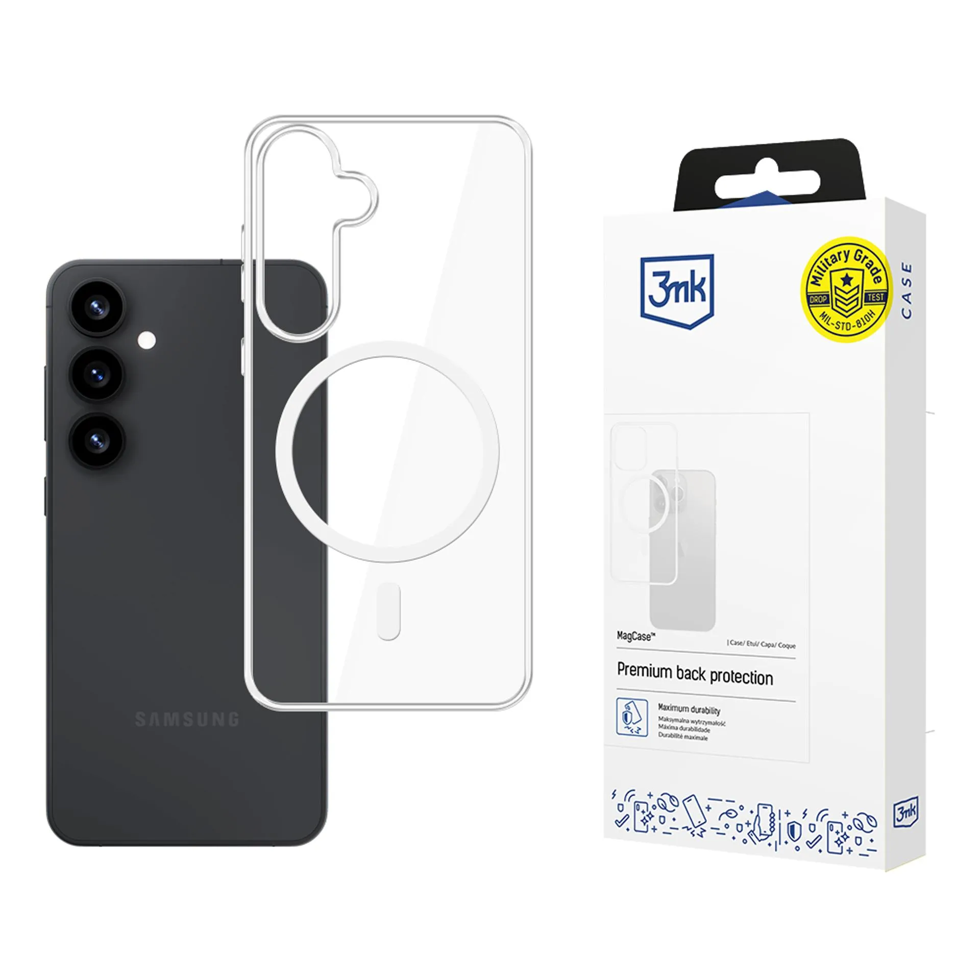 Tvrzené pouzdro na Samsung Galaxy S25 - 3mk MagCase