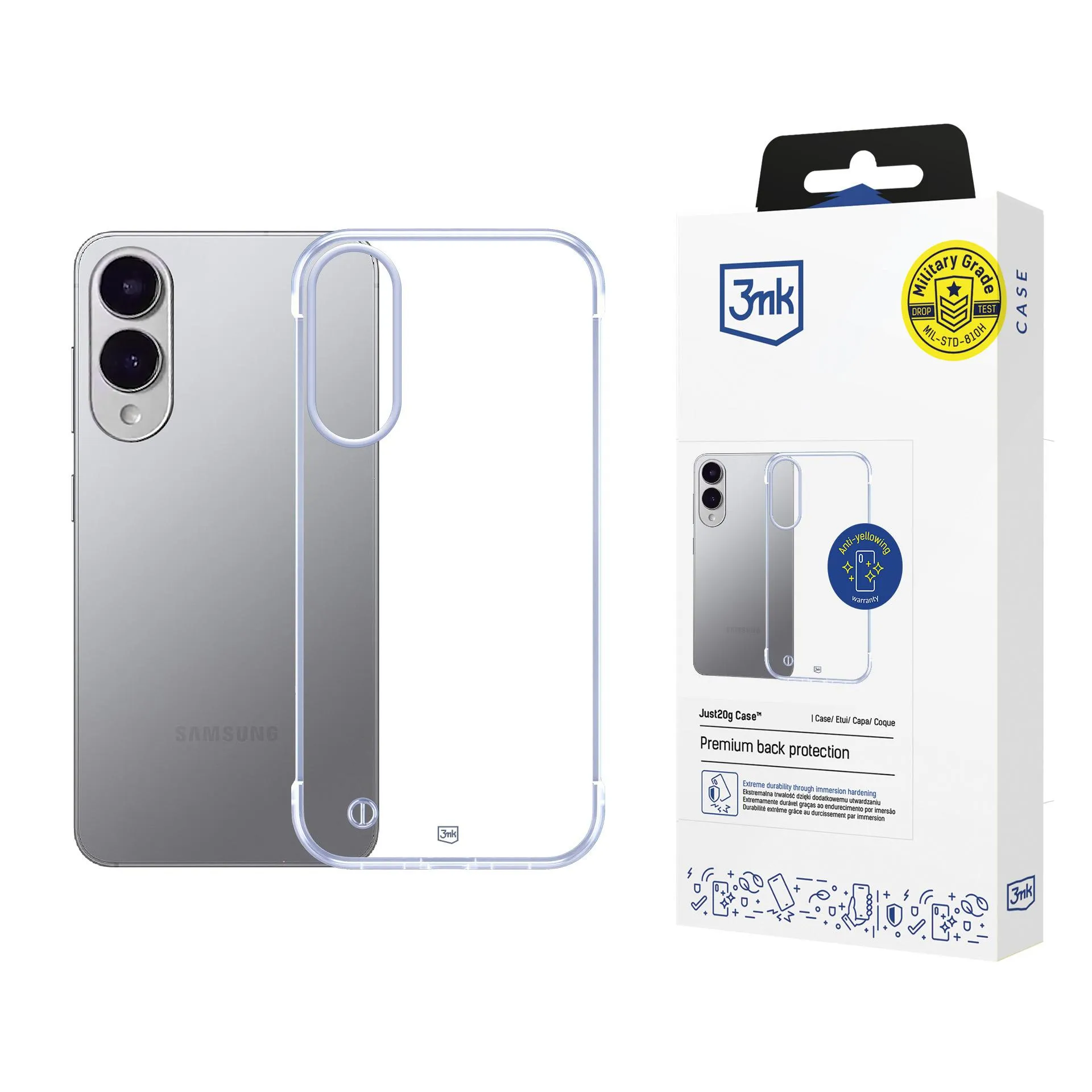 Ultralehké pouzdro na Samsung Galaxy S25 Edge - 3mk Just20g Clear Case