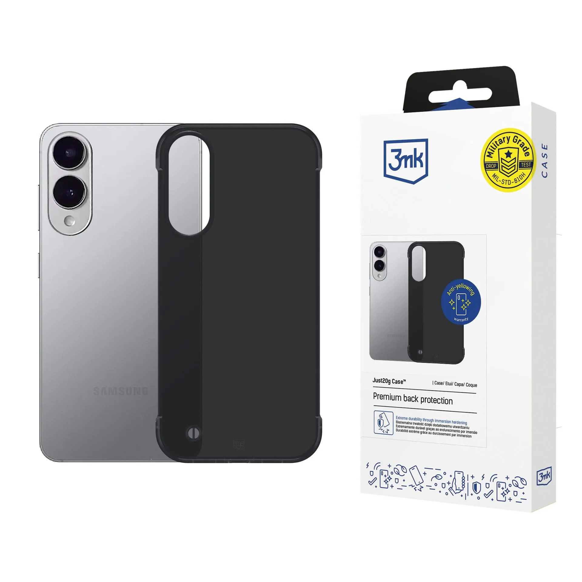 Ultralehký Pouzdro na Samsung Galaxy S25 Edge - 3mk Just20g Matt Case