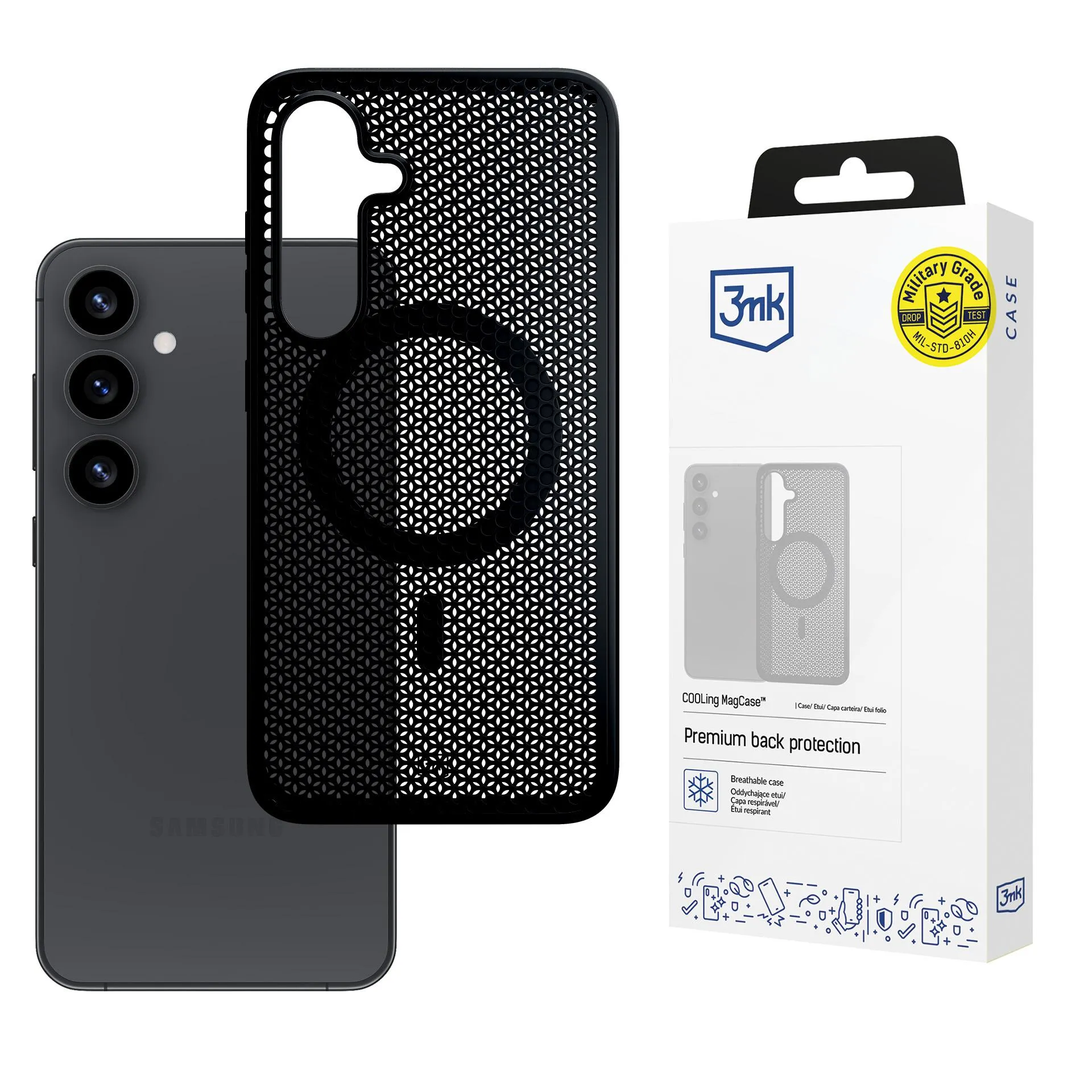 Pouzdro na Samsung Galaxy S25+ - 3mk COOLing MagCase
