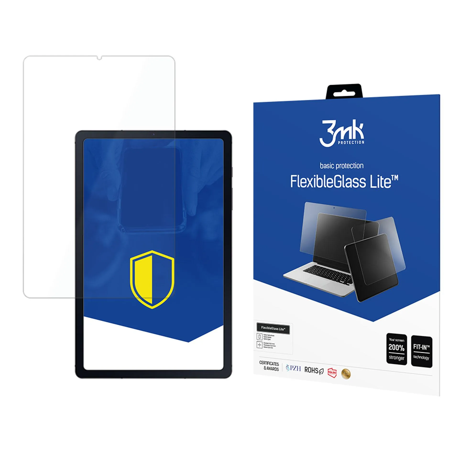 Nerozbitné hybridní sklo pro Samsung Galaxy Tab S6 Lite 2020/2022 - 3mk FlexibleGlass Lite