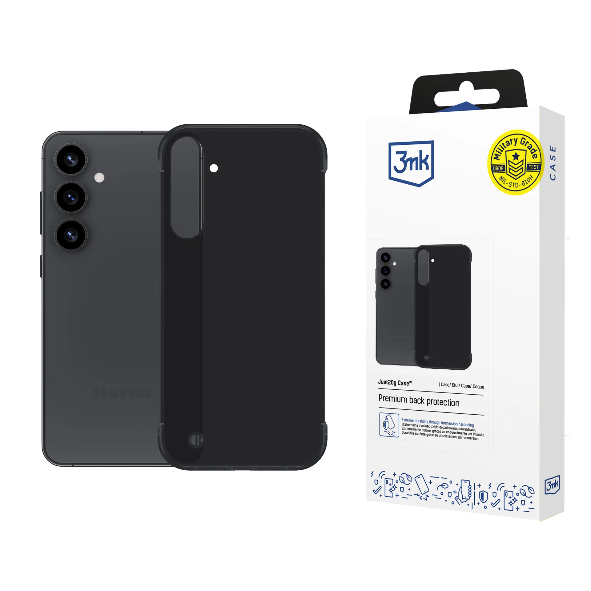 Ultralehký Pouzdro na Samsung Galaxy S25 - 3mk Just20g Matt Case