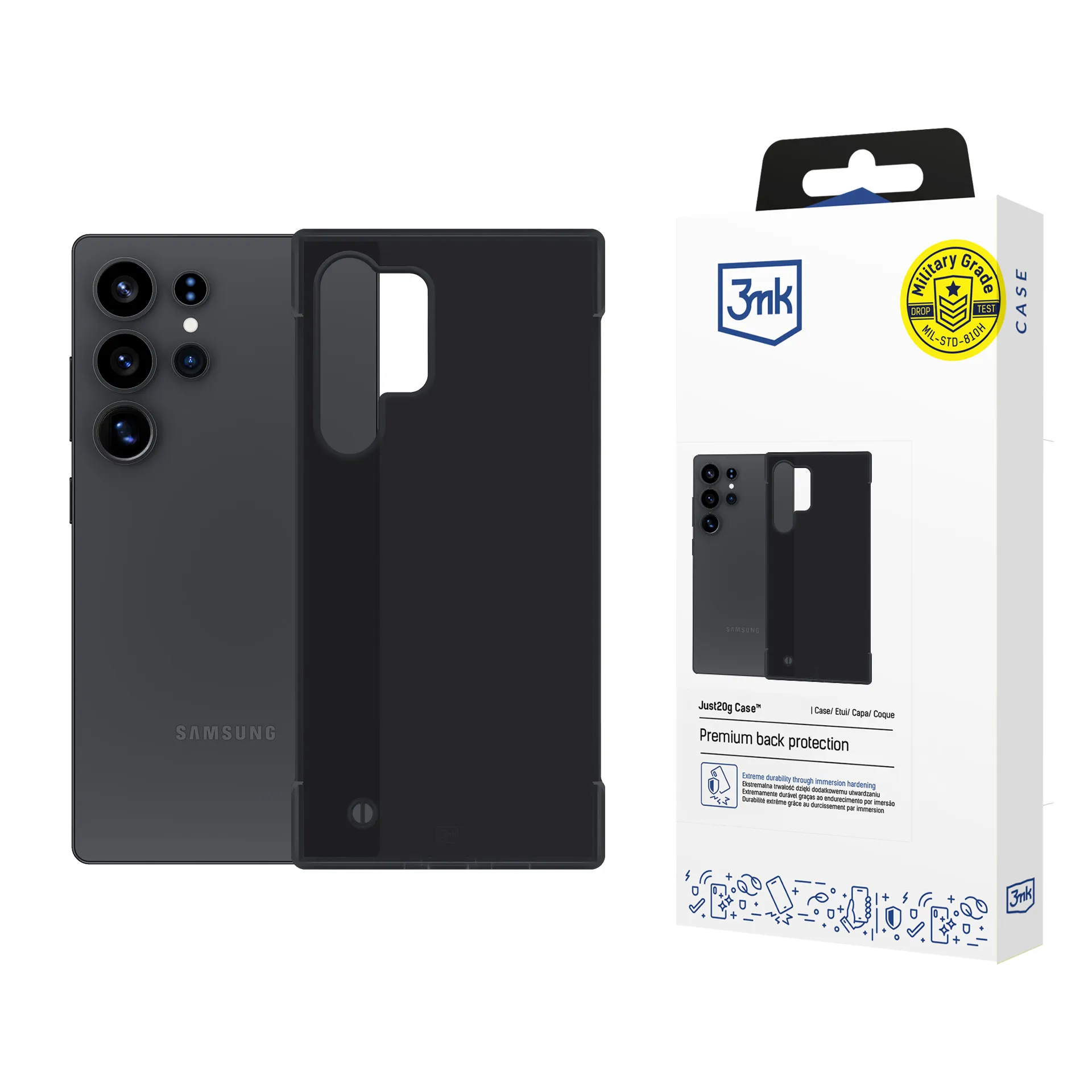 Ultralehký Pouzdro na Samsung Galaxy S25 Ultra - 3mk Just20g Matt Case