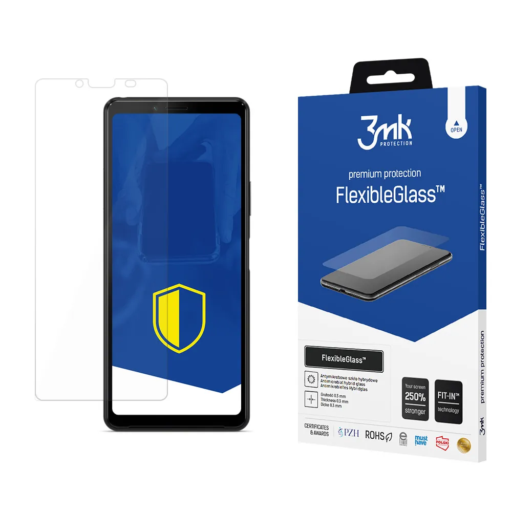 Hybridní nerozbitné sklo na Sony Xperia 10 II - 3mk FlexibleGlass™