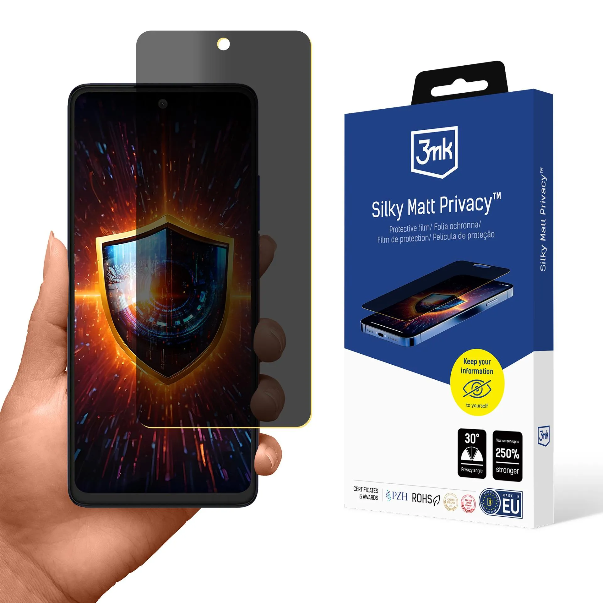 Fólie pro soukromí na TCL 40 NXTpaper - 3mk Silky Matt Privacy