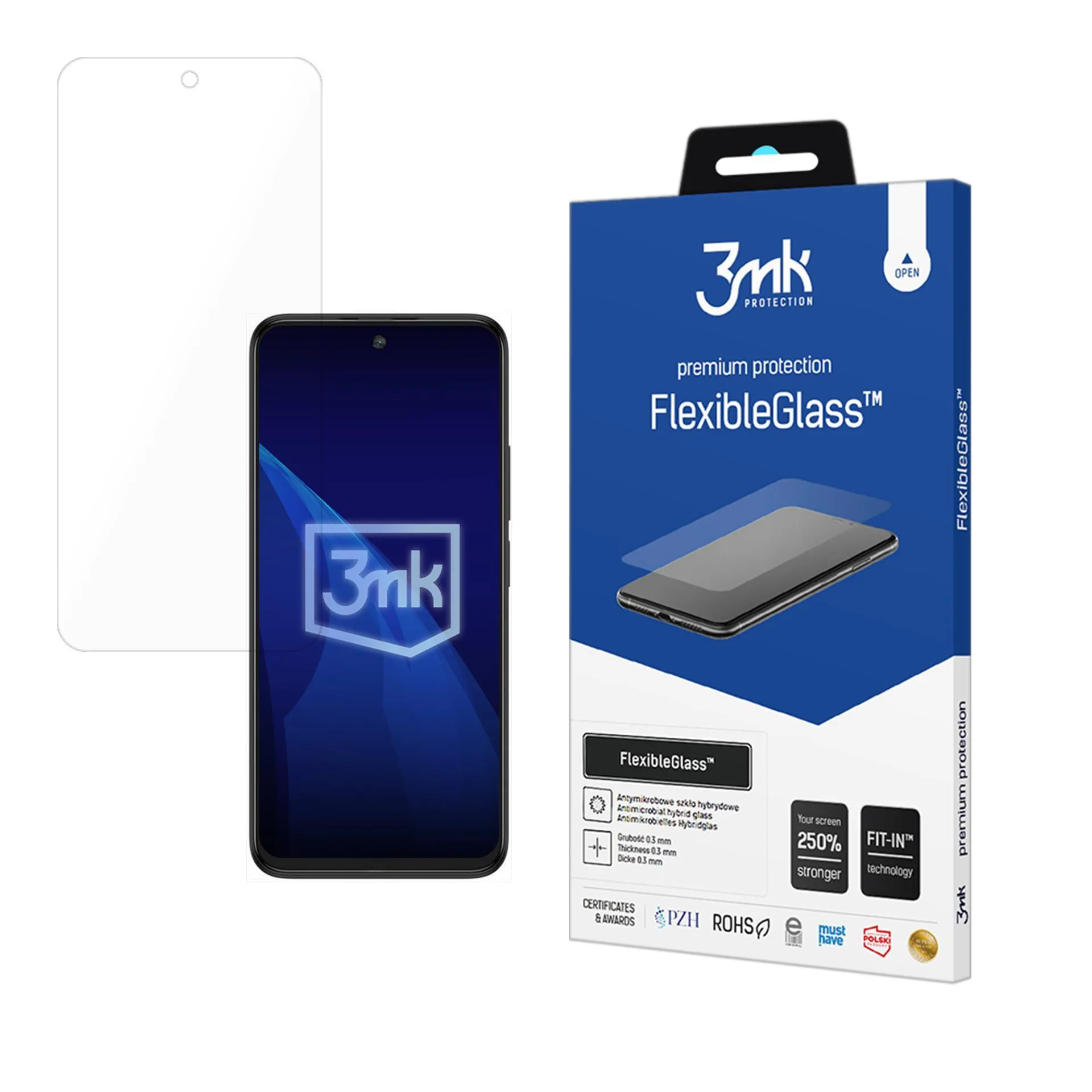 Hybridní nerozbitné sklo na TCL 605 / 60 SE - 3mk FlexibleGlass™