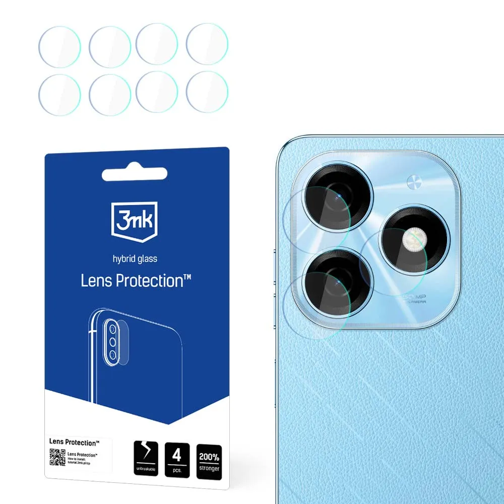 Sklo na objektiv fotoaparátu pro Tecno Spark 20 - 3mk Lens Protection